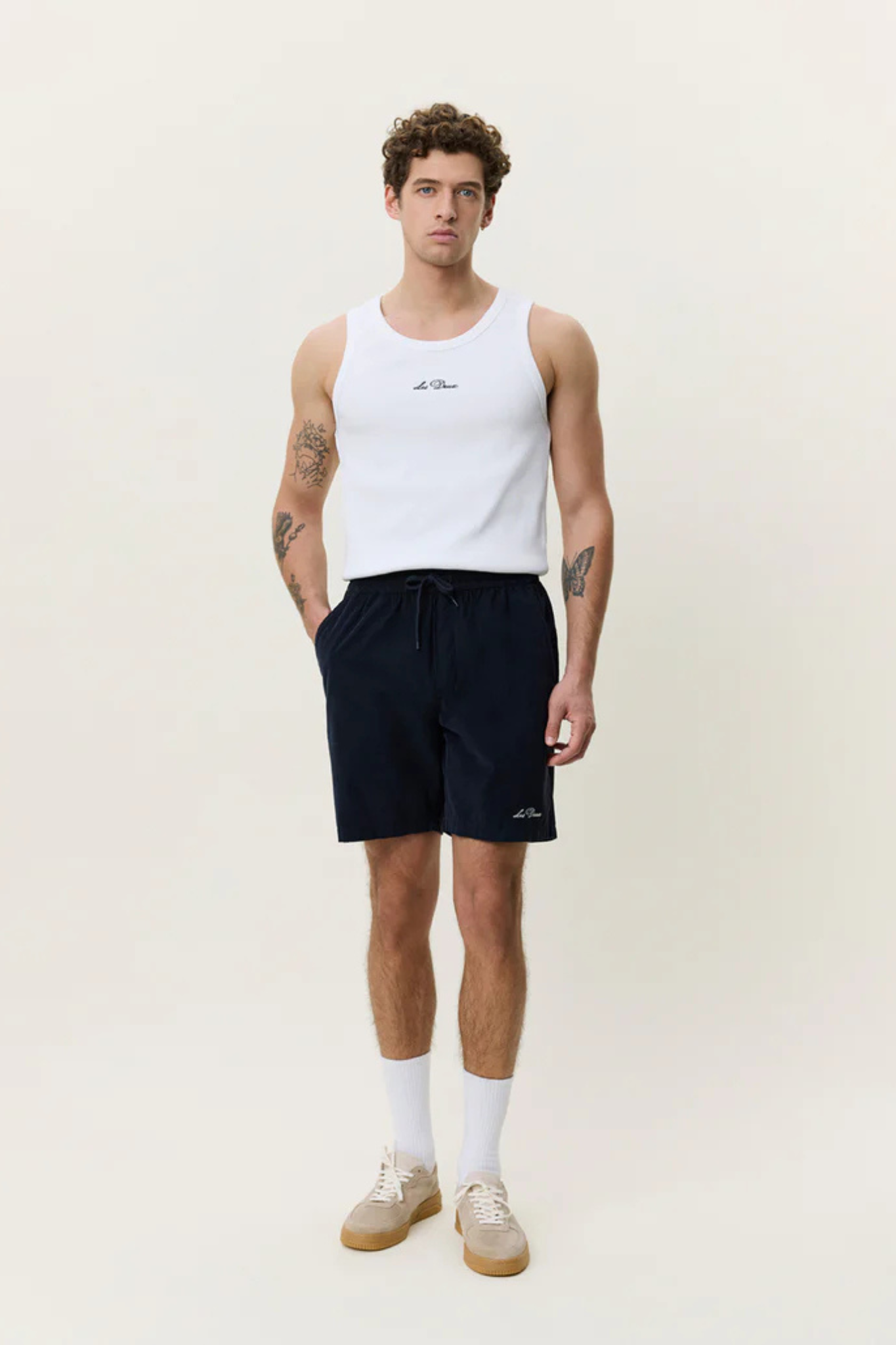 SIGNATURE MINI CORD SHORTS - DARK BLUE NIGHT