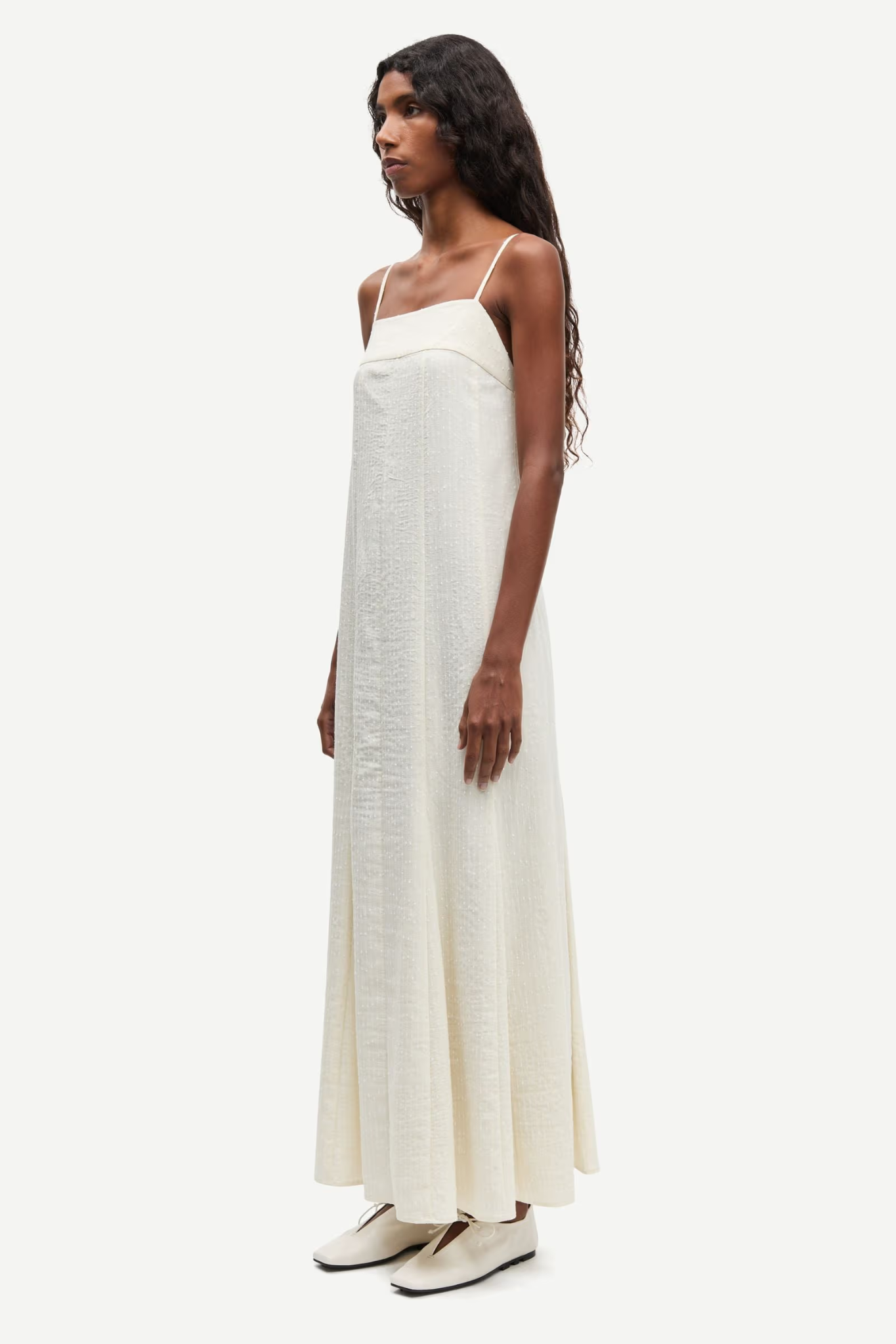 SIZA DRESS - EGRET