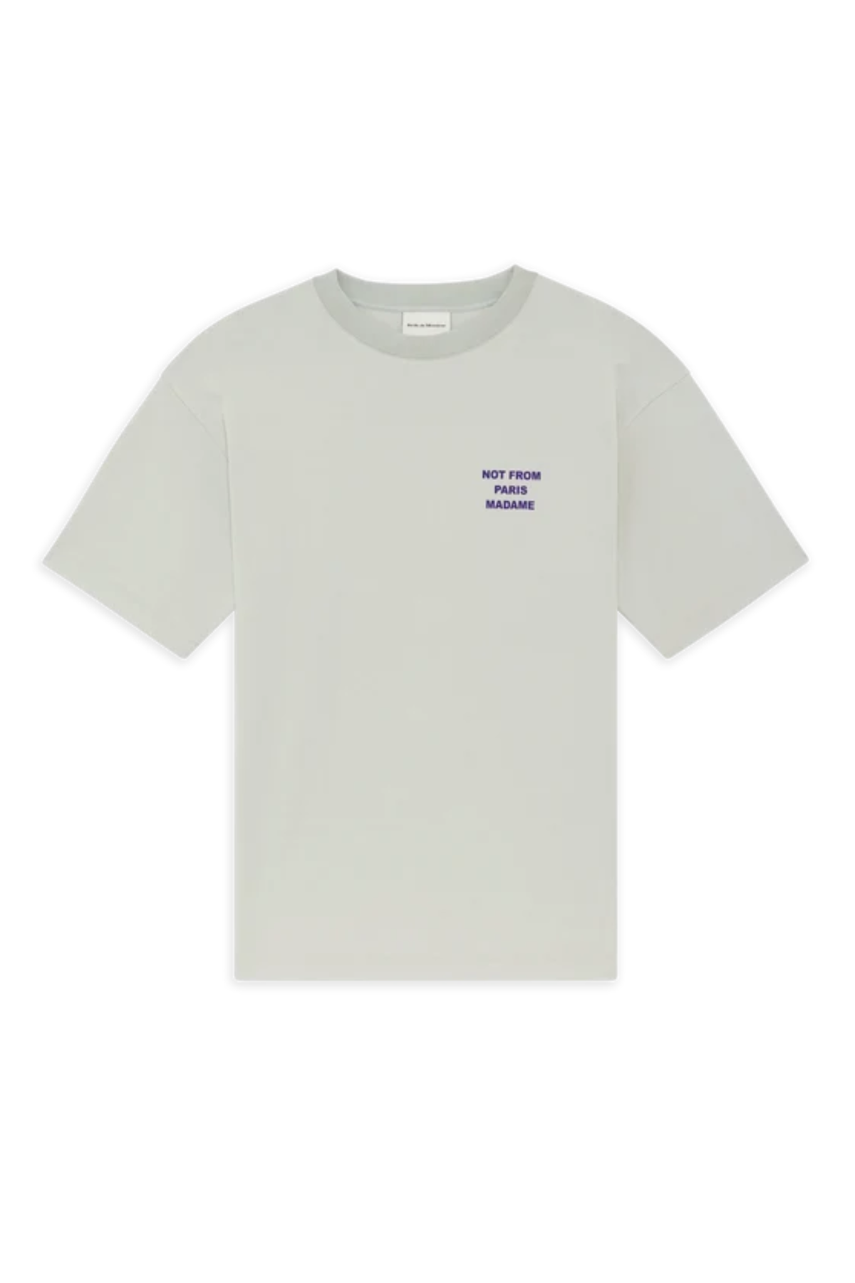 BOLD SLOGAN T-SHIRT - GRIJS