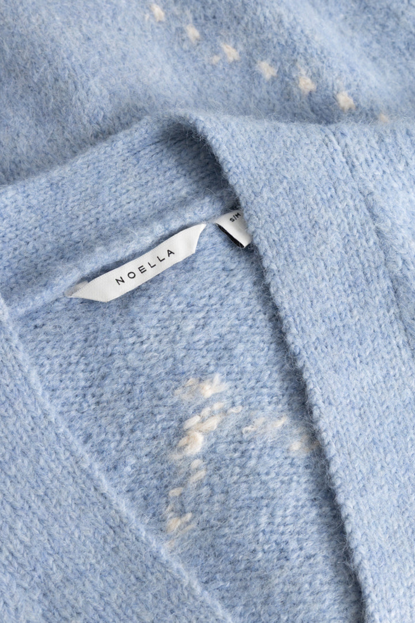 LAIANA KNIT CARDIGAN - SKY BLUE MIX