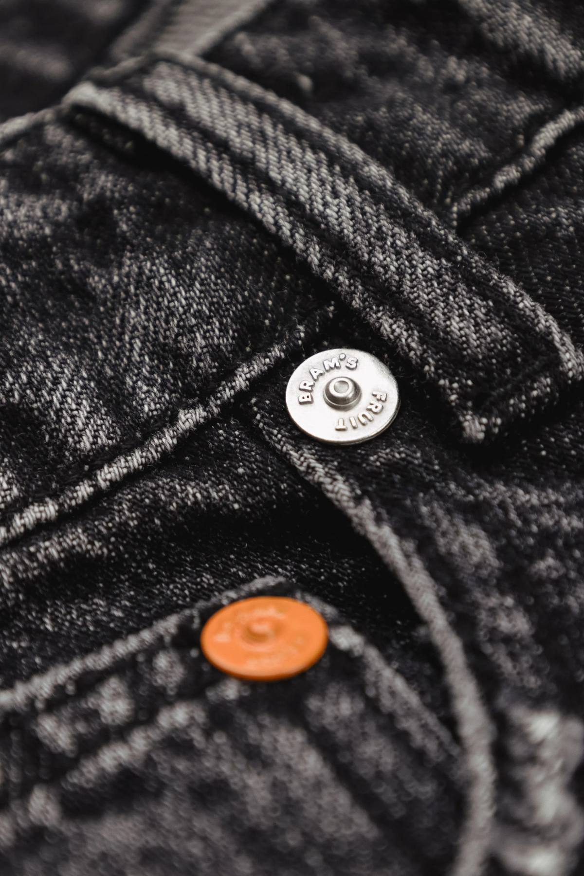 DENIM TROUSERS - WASHED BLACK