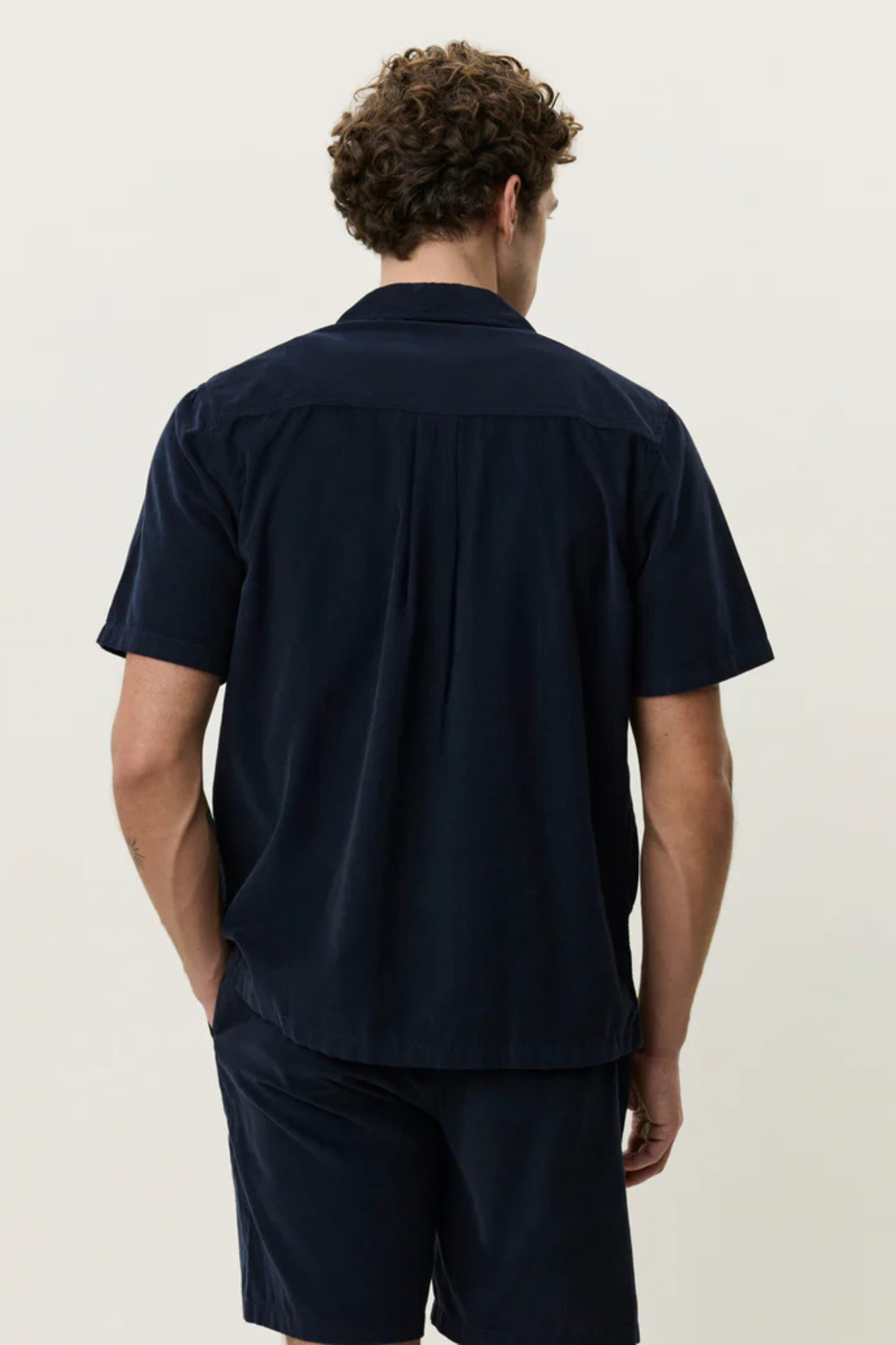 SIGNATURE MINI CORD SS SHIRT - DARK BLUE NIGHT