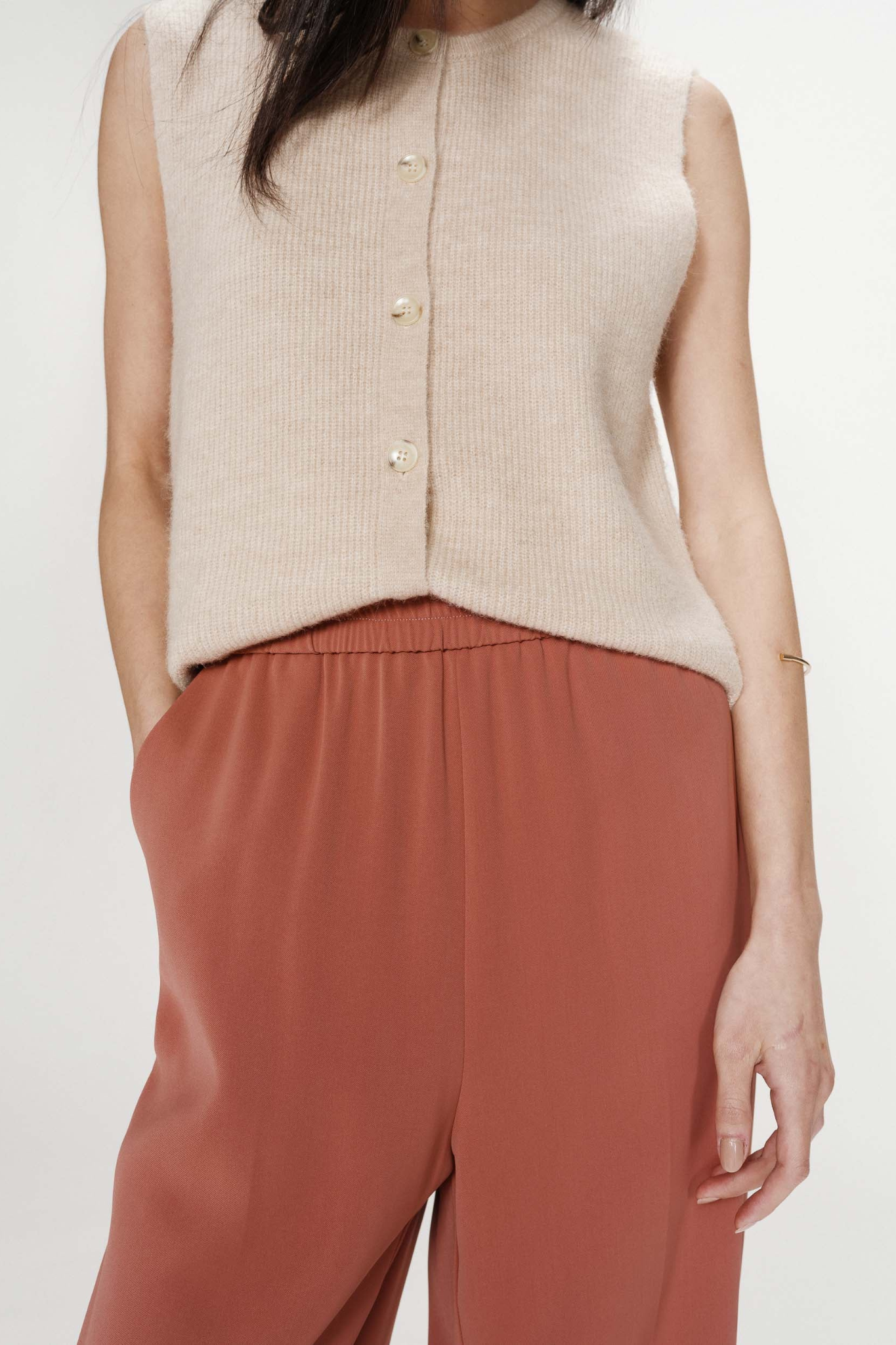NOBLESSE PANTS - TERRACOTTA