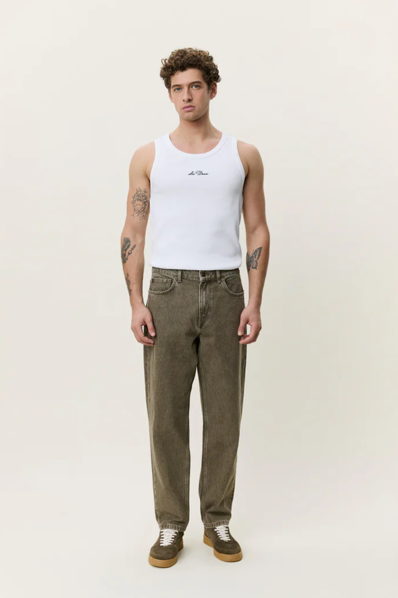 RYDER JEANS - LIGHT BROWN DENIM WASH