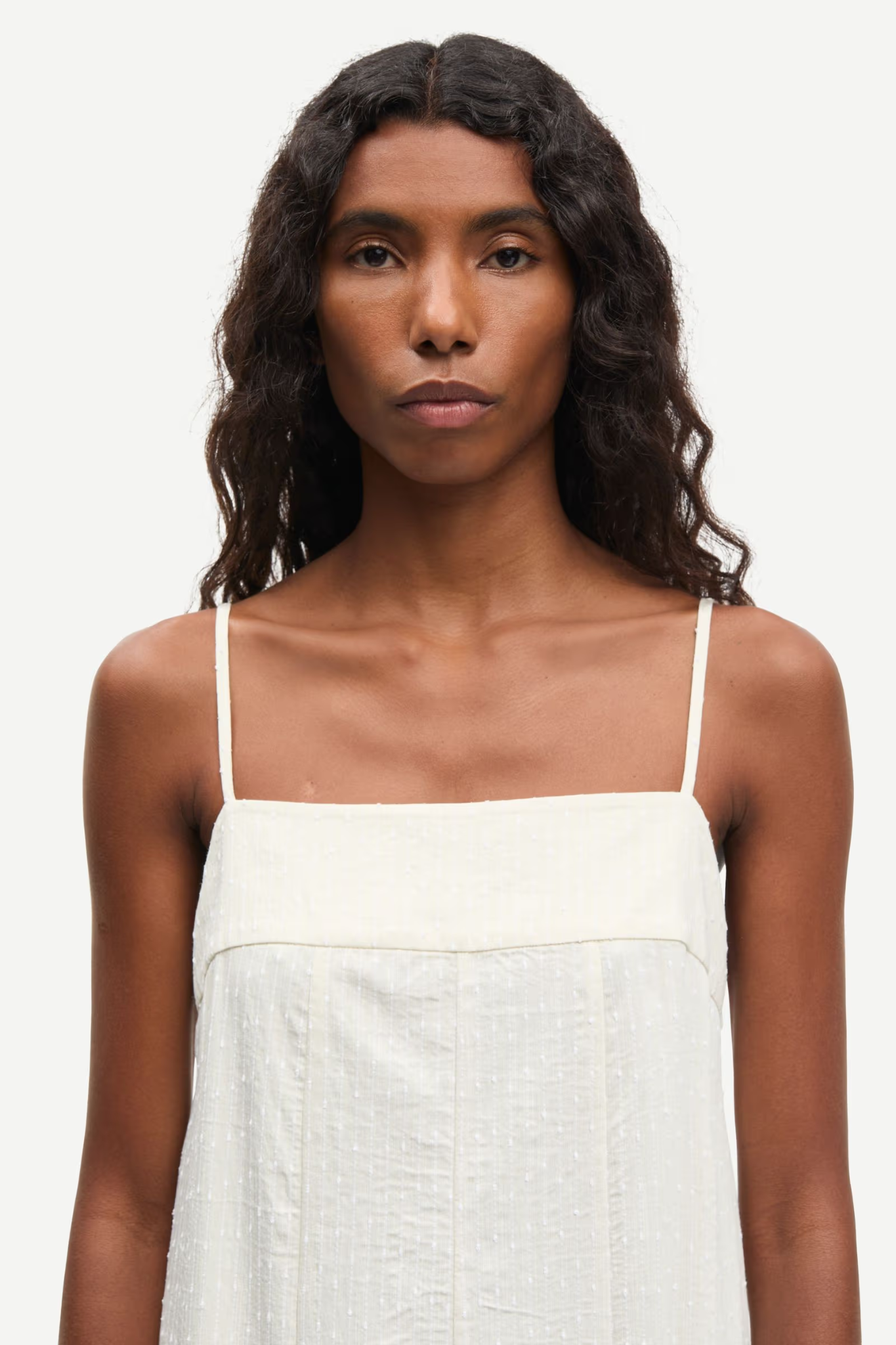SIZA DRESS - EGRET