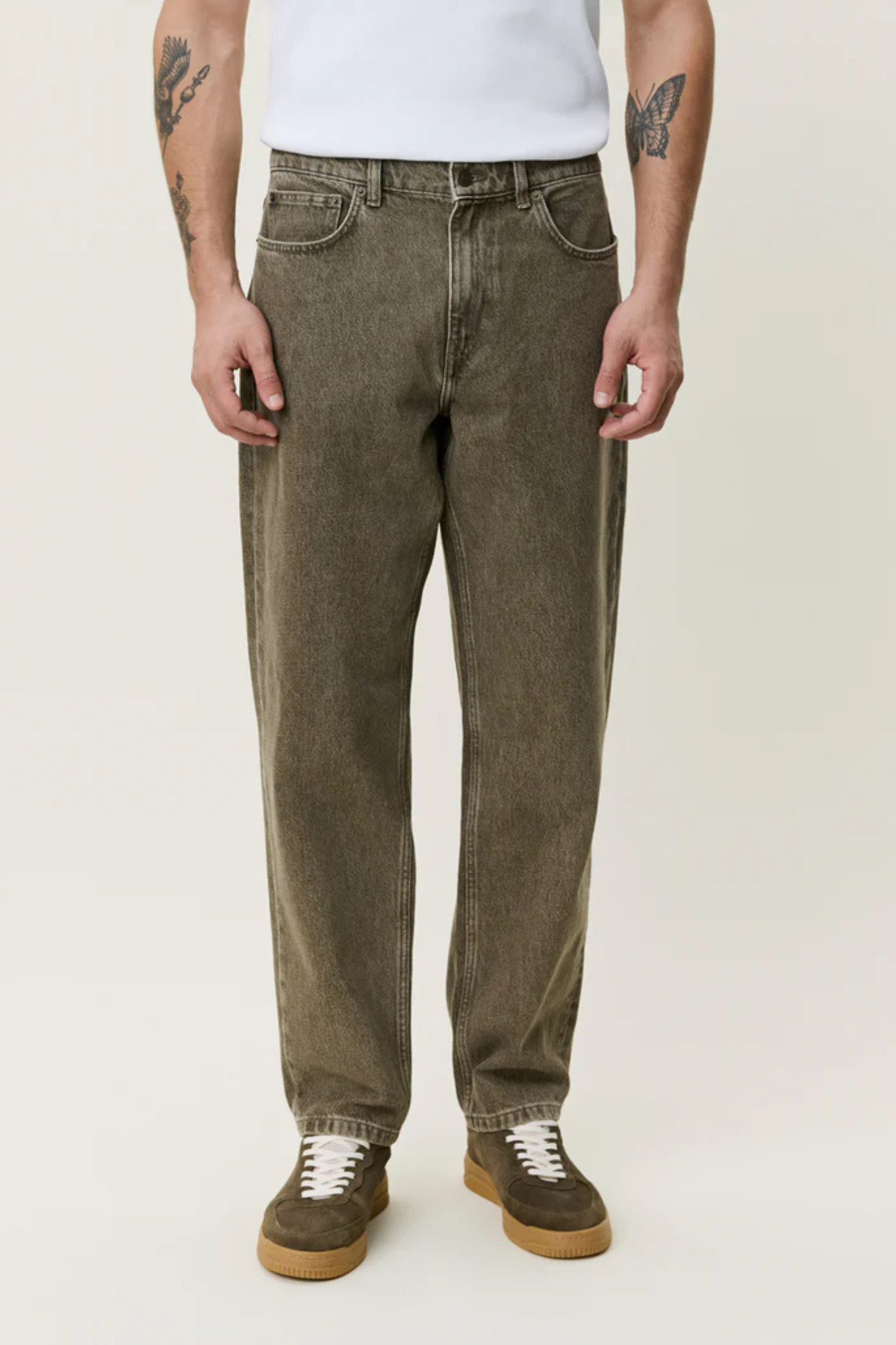 RYDER JEANS - LIGHT BROWN DENIM WASH