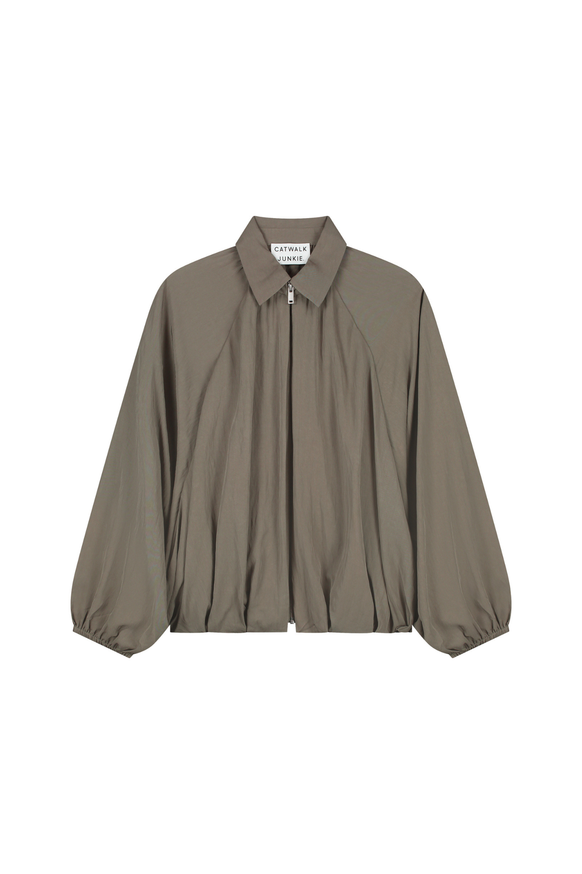 DRAPED BLOUSE - BEETLE