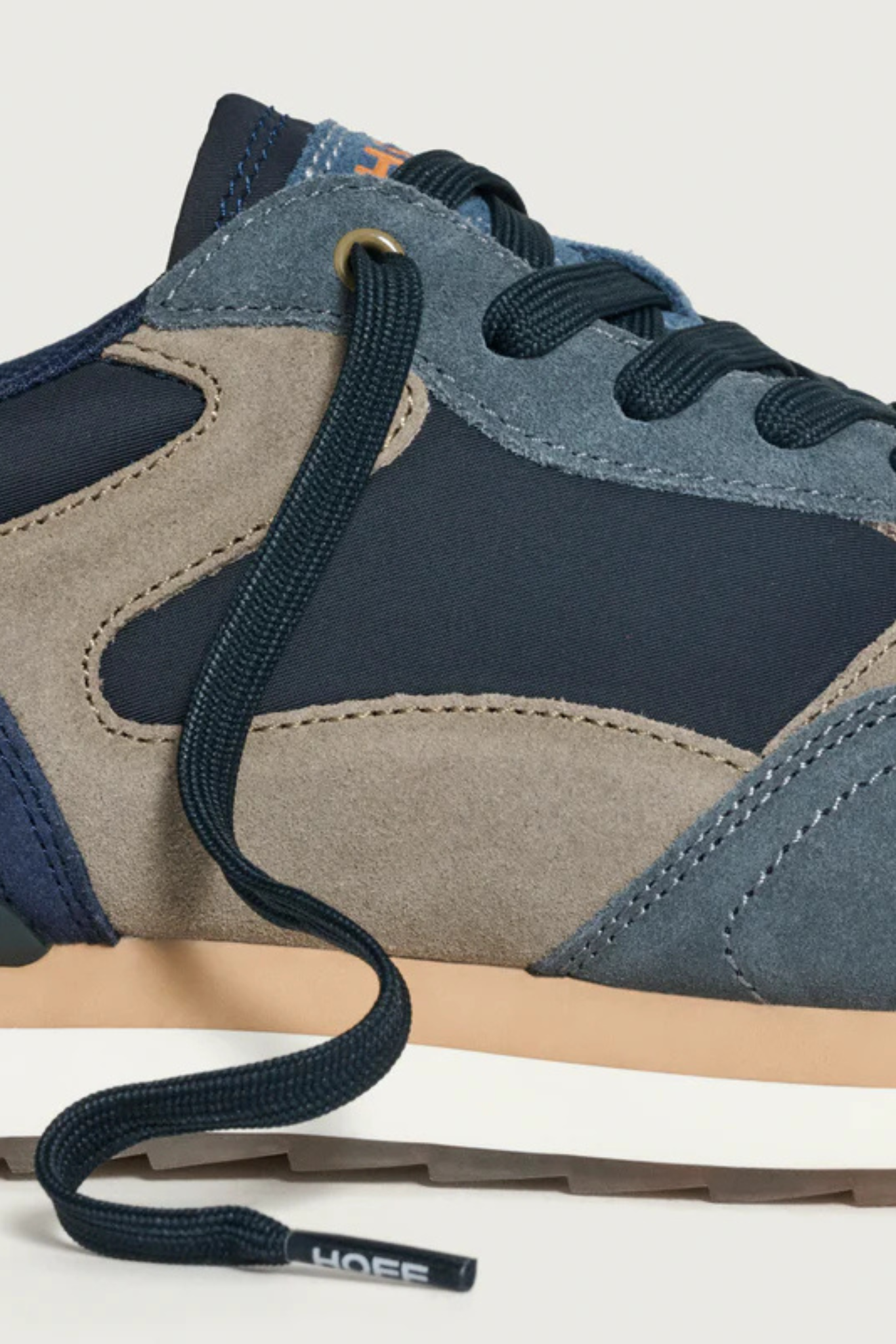 CITY VENICE MEN SNEAKERS - BLUE/ORANGE/BROWN