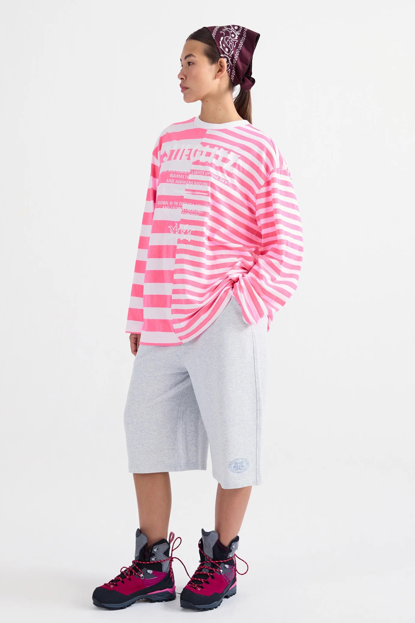 TACITO WIDE SKATE LONGSLEEVE - PINK