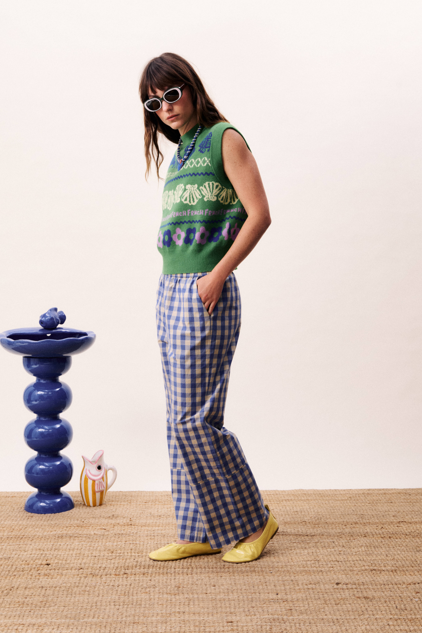 MARIS PANTS - AZURE BLUE