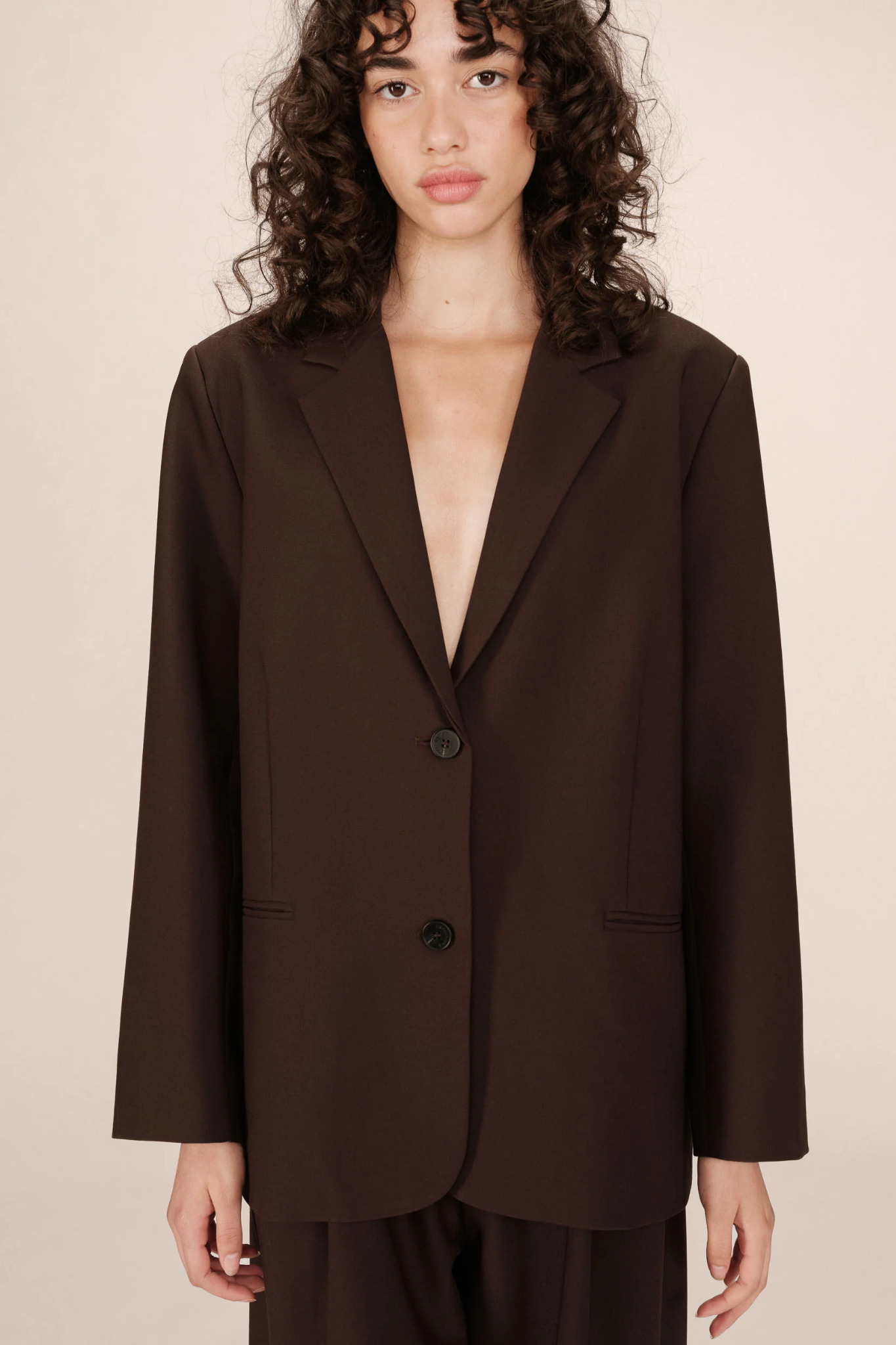 STRONG BLAZER - CHOCOLAT