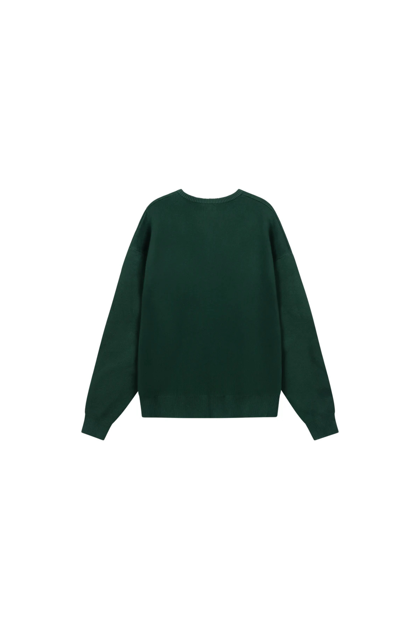 MEANDER KNIT CREWNECK - RAIN FOREST