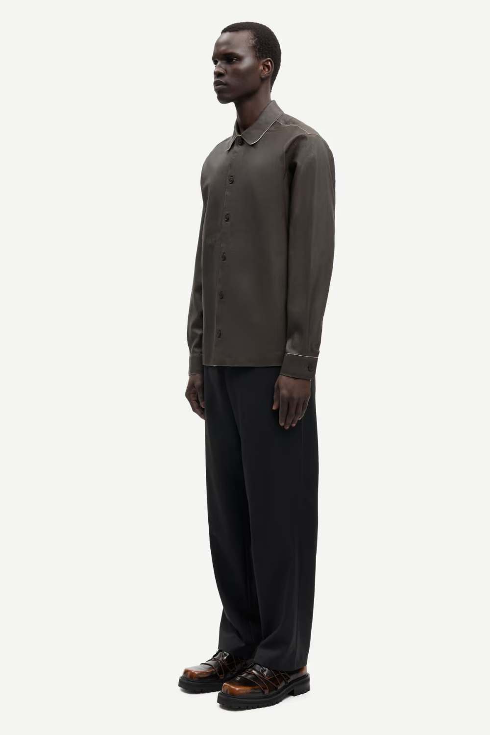 SANOAH FLEX TROUSERS - BLACK MEL