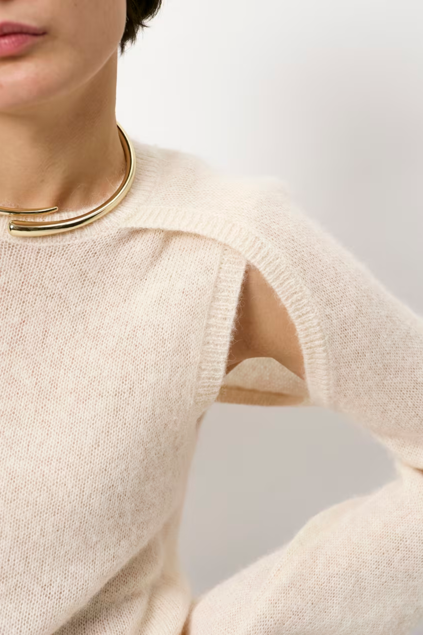 BRICE SWEATER - OATMEAL CREAM