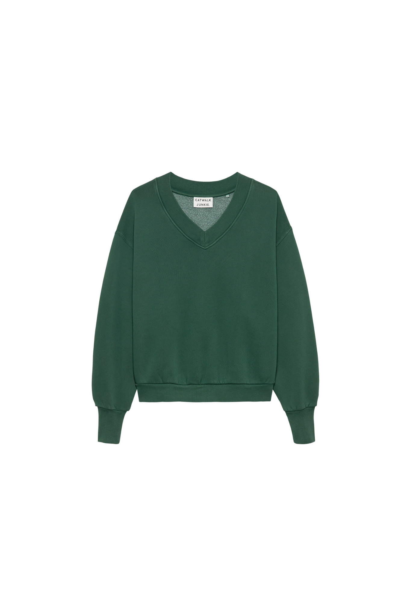 SWEATER WITH VNECK - PINE FOREST