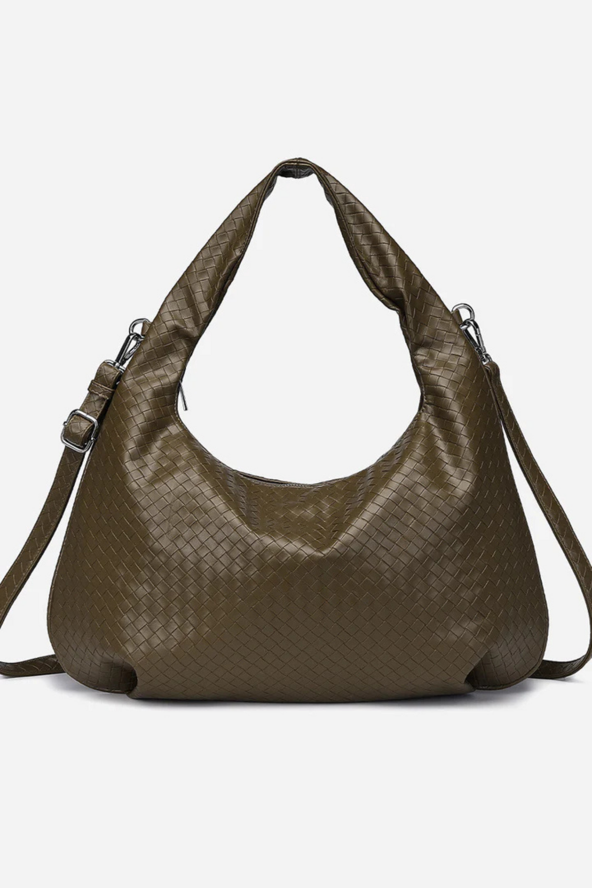 PEONY HOBO BAG - DARK OLIVE