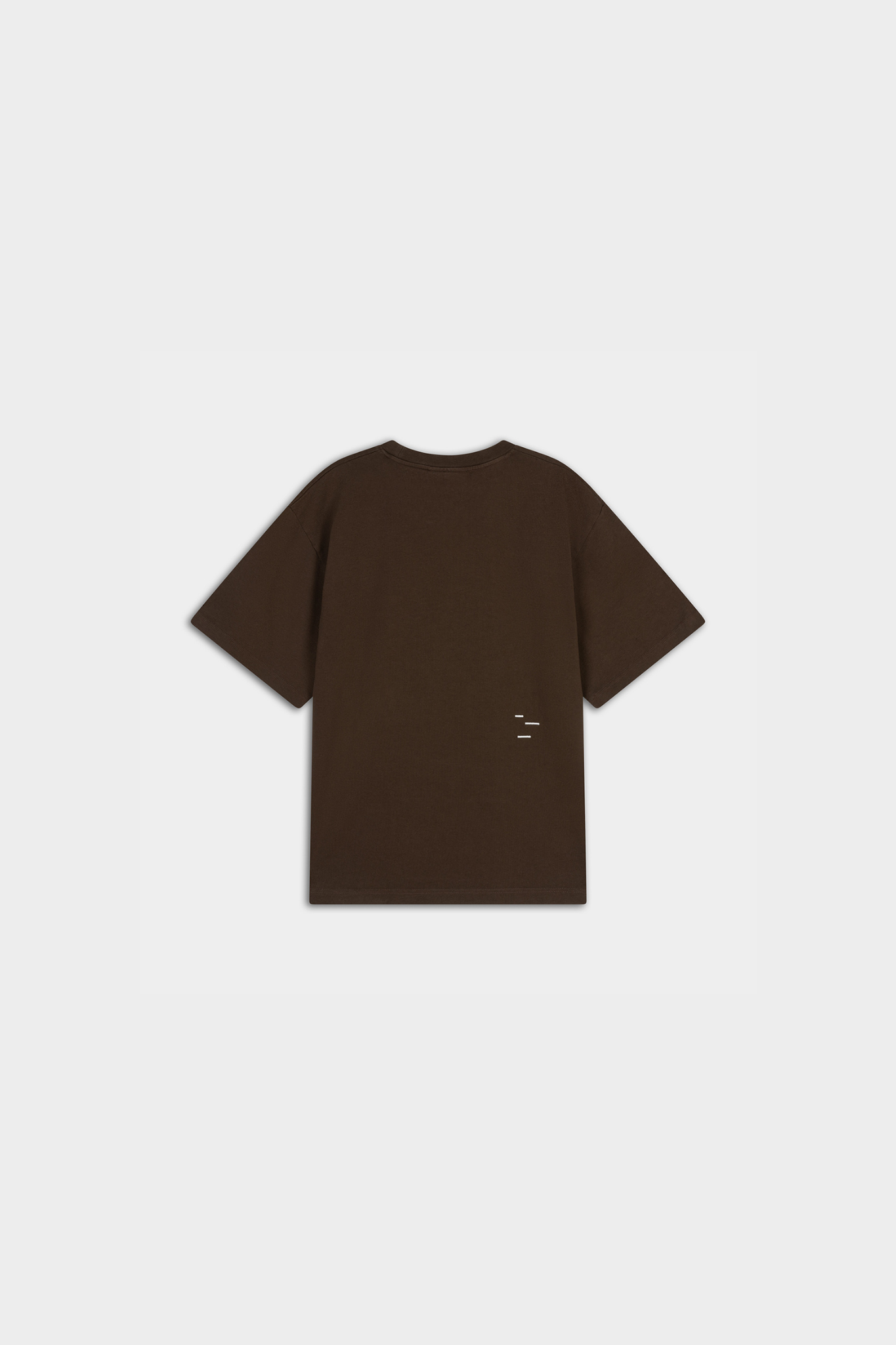 LOGO BAR T-SHIRT - BROWN