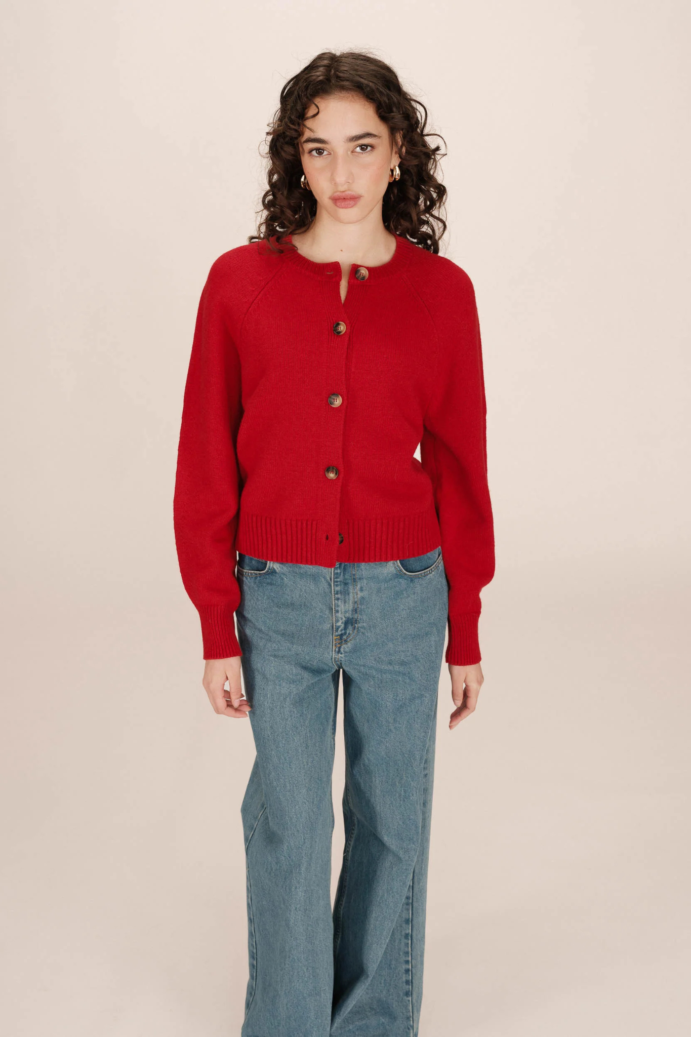 SANDERS CARDIGAN - RED