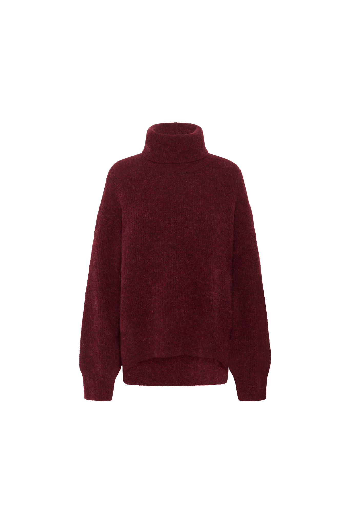 ALPHAGZ ROLLNECK KNIT - BLOOD RED MÉLANG