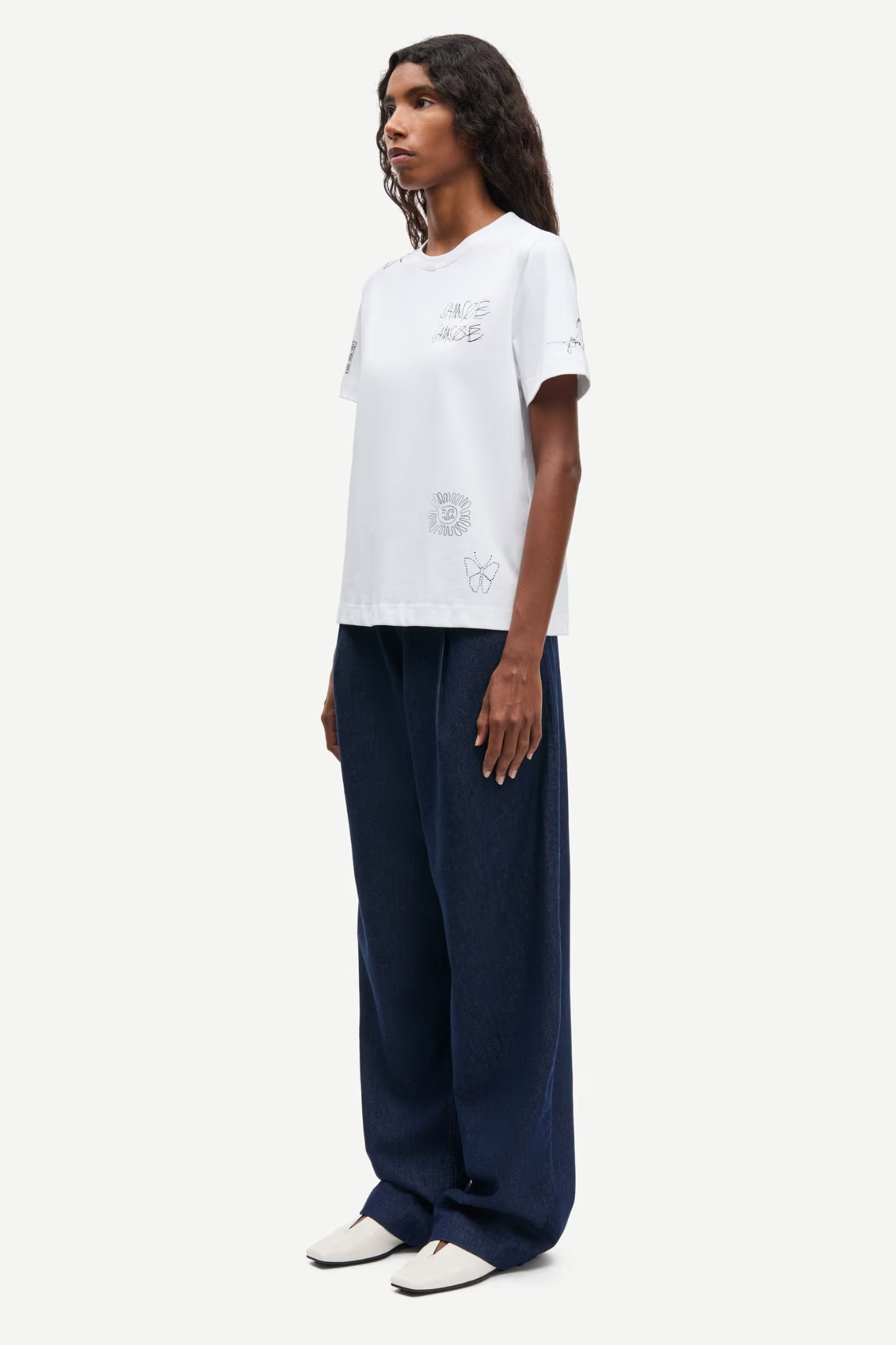 HARPER PLEAT JEANS - SOFTDENIM