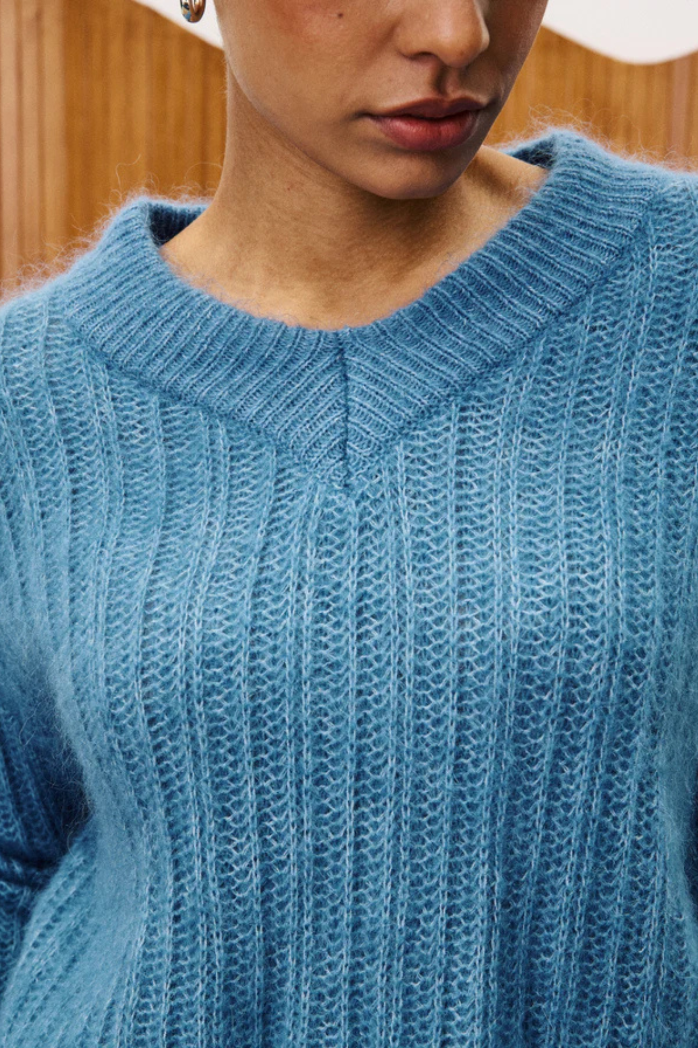 MYOSOTIS PULLOVER - BLUE JEAN