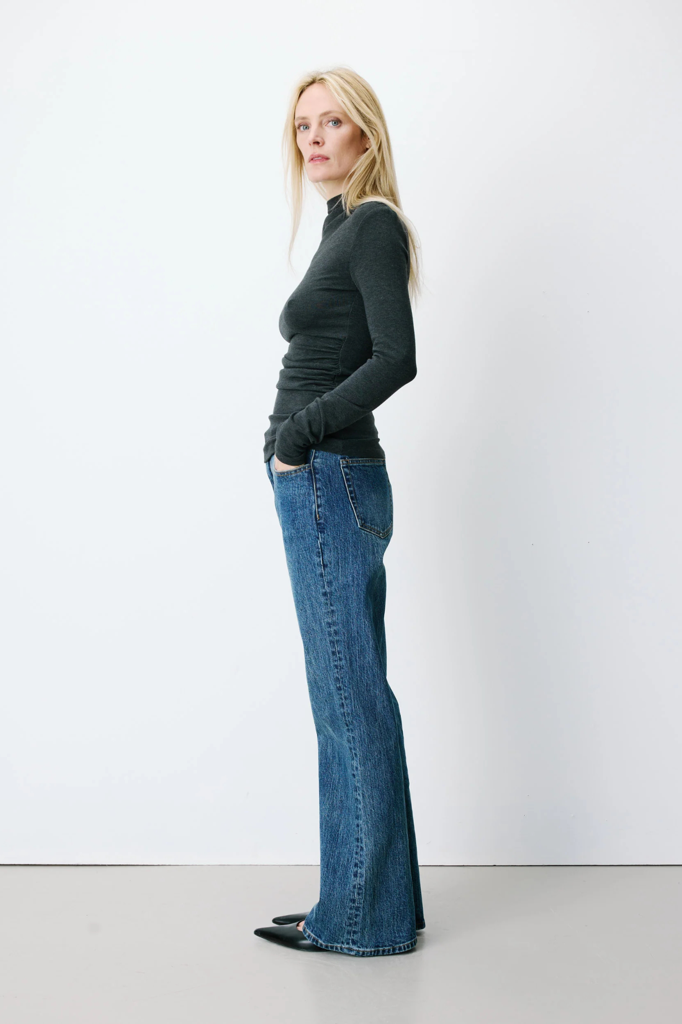 AURYGNY TOP - ANTHRACITE