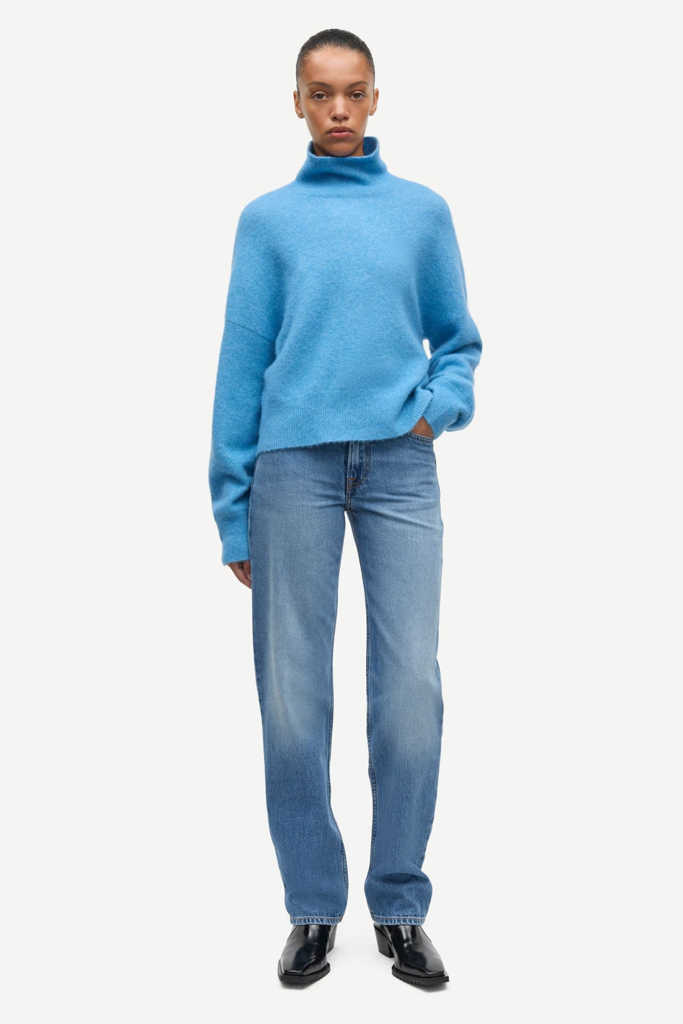 NOLA T-N KNITWEAR - CYANEUS