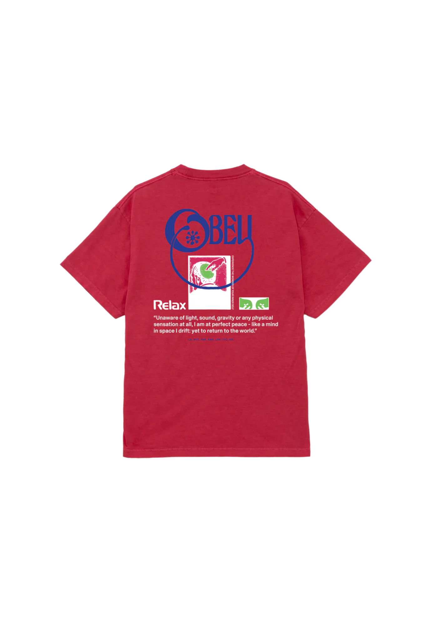 RELAX T-SHIRT - PIGMENT RASPBERRY