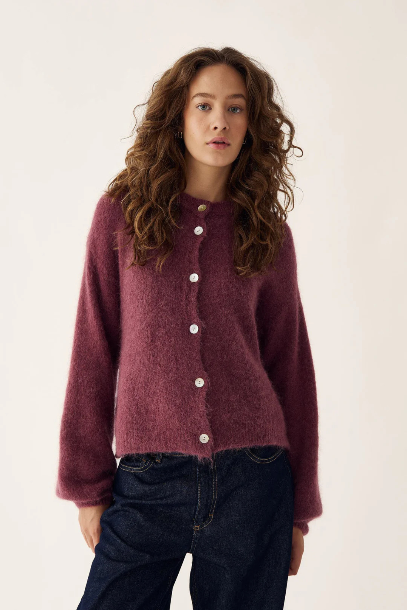 KAE KNIT CARDIGAN - RUST
