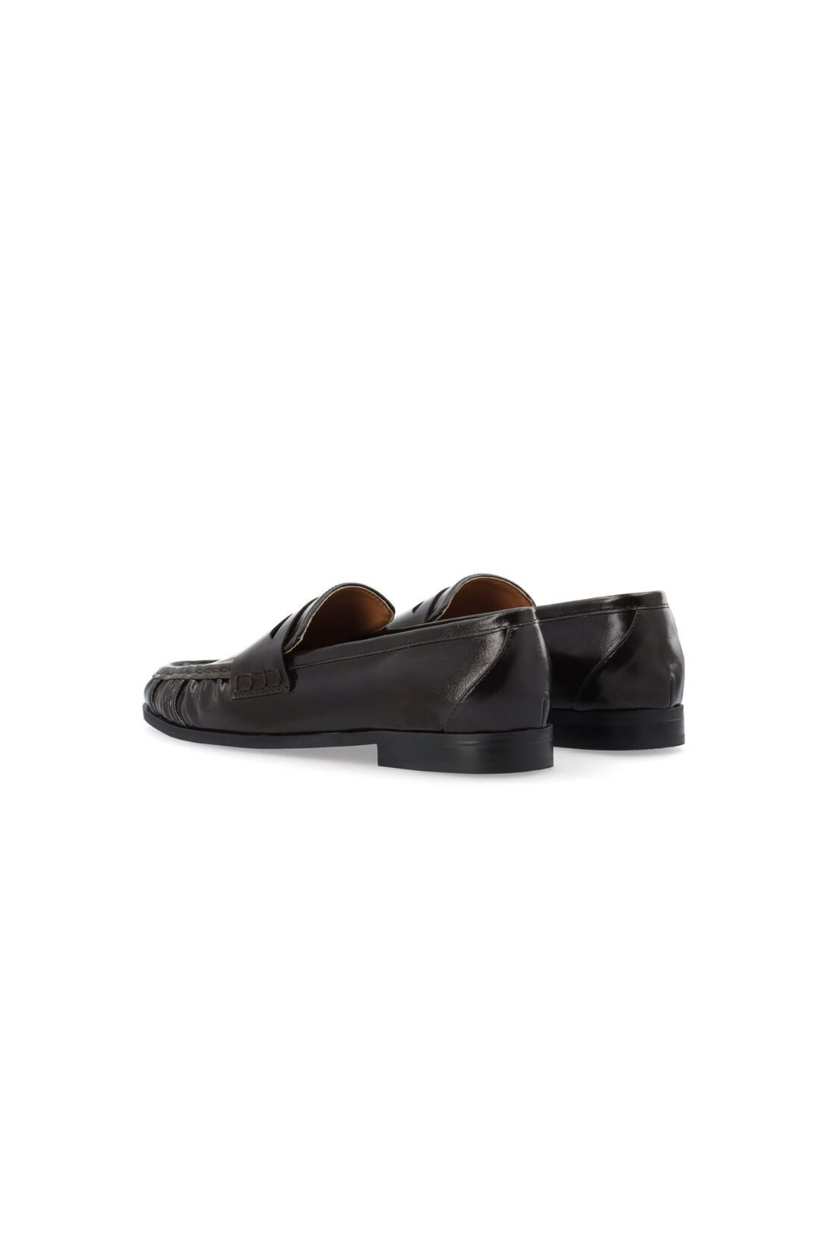 CARMA PENNY LOAFER SHOES - BROWN PRATIA