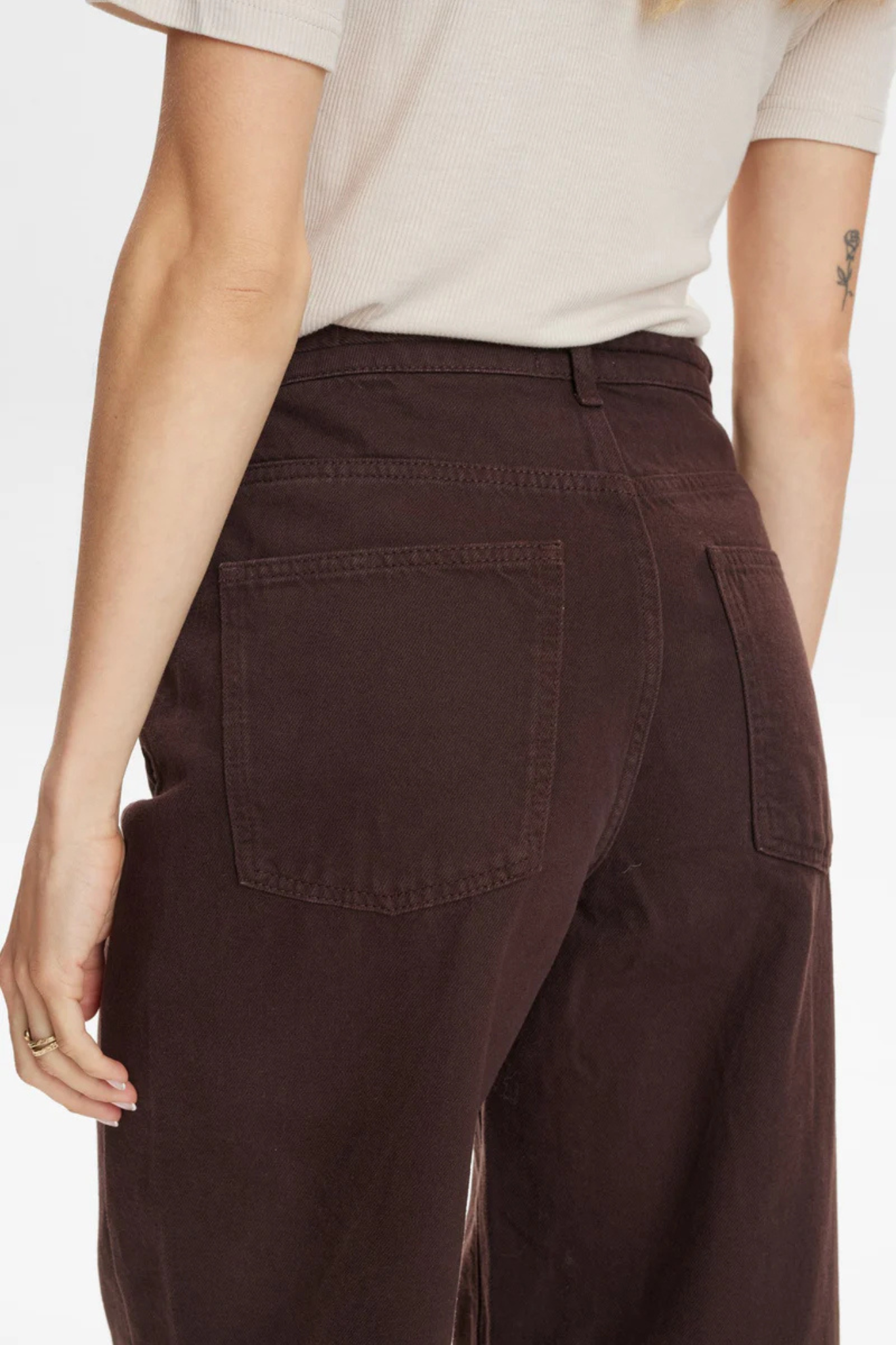 BROOKLYN SOLID JEANS - BLACK COFFEE