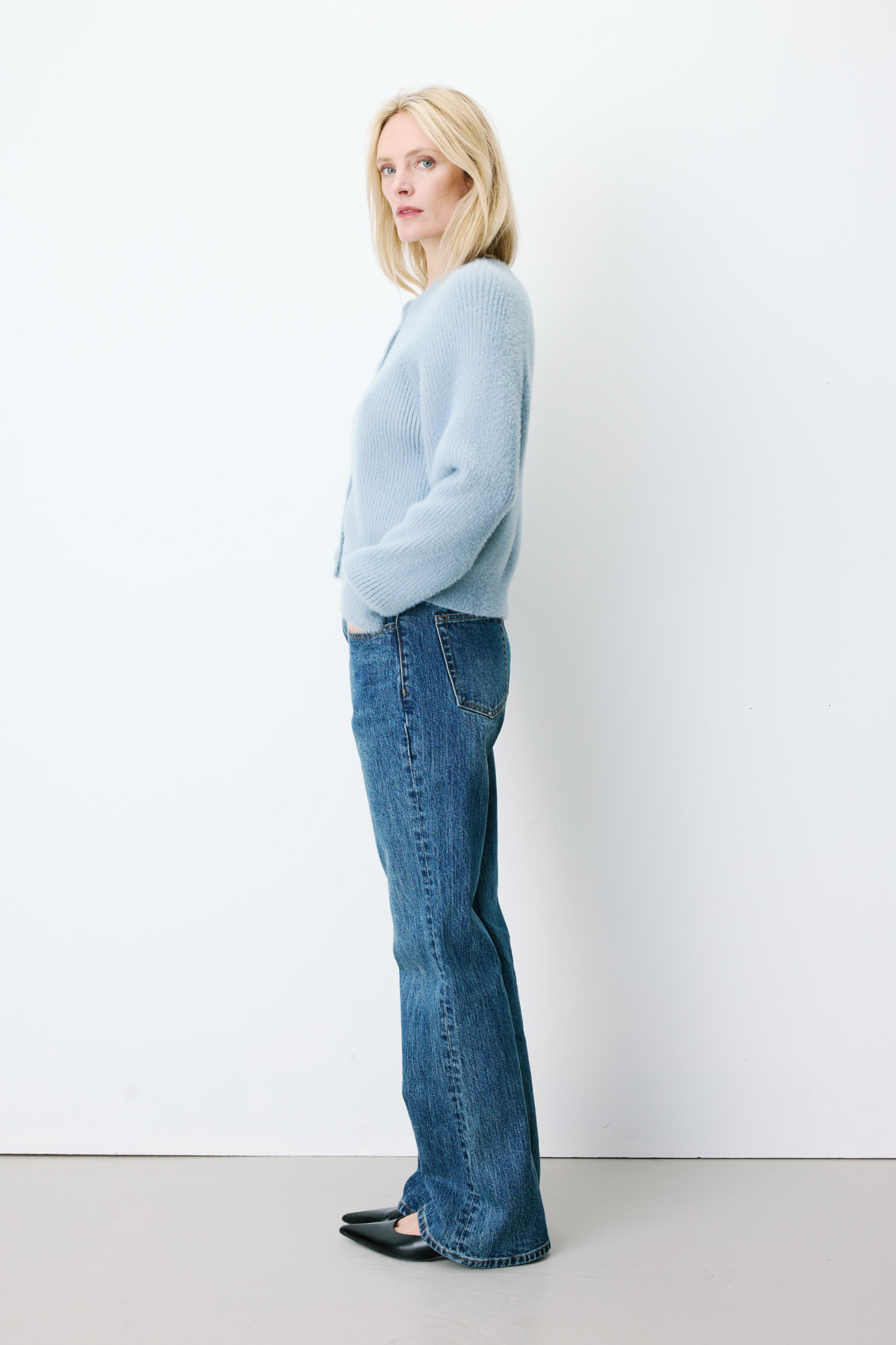 ALERON CARDIGAN - BLUE