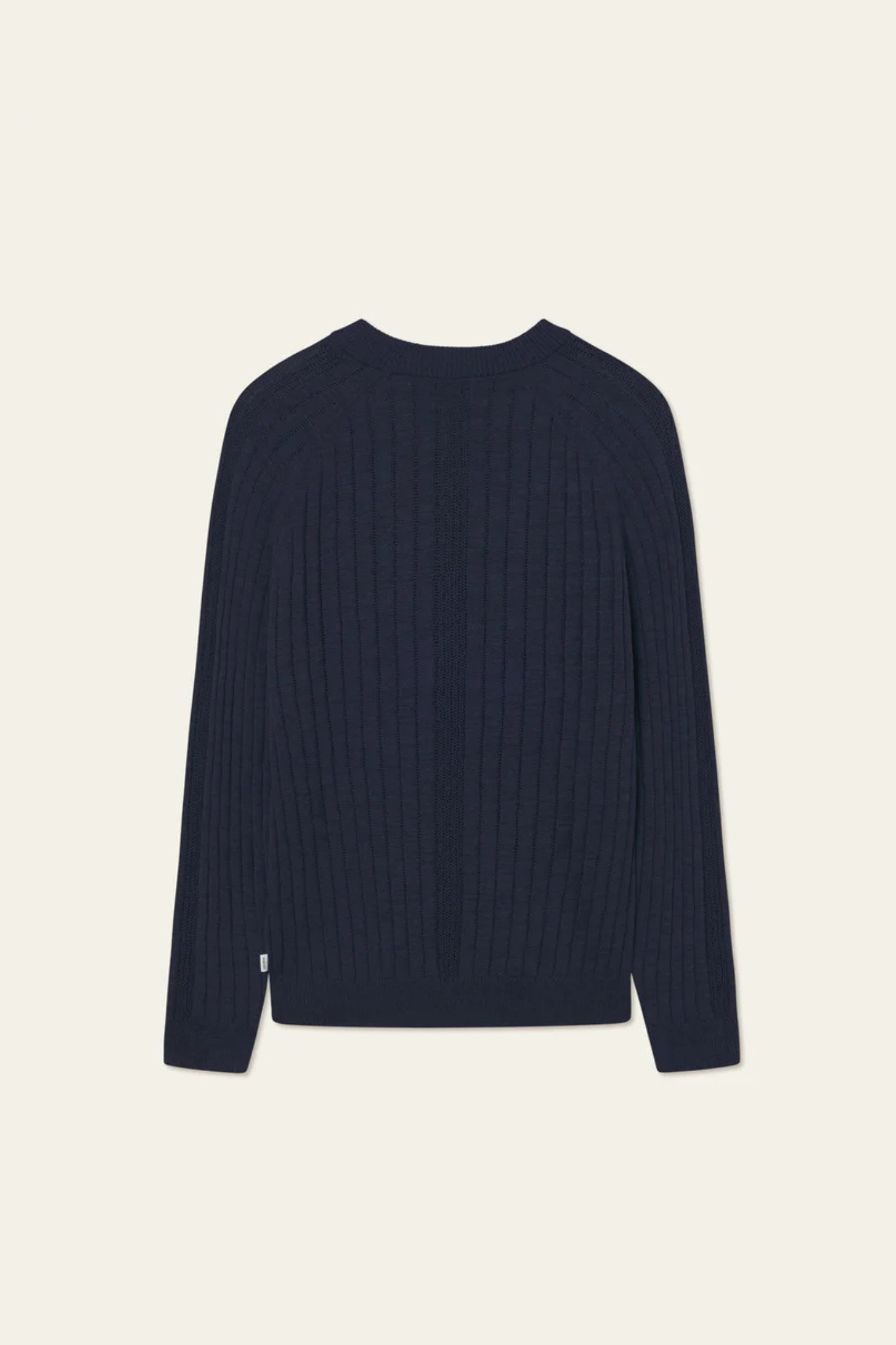 FABIAN LINEN CREWNECK KNIT - DARK NAVY