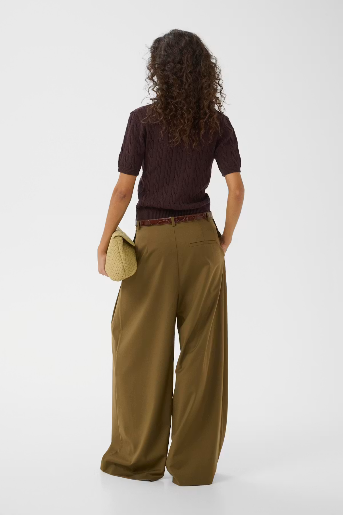 THILLA POLOSHIRT - BROWN