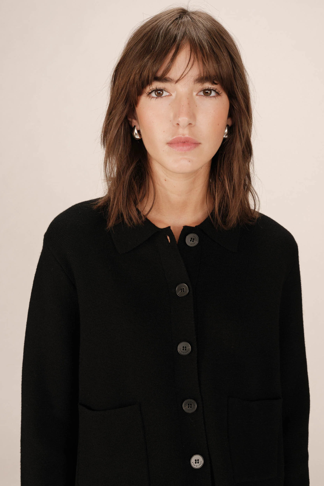 SAILOR CARDIGAN - BLACK