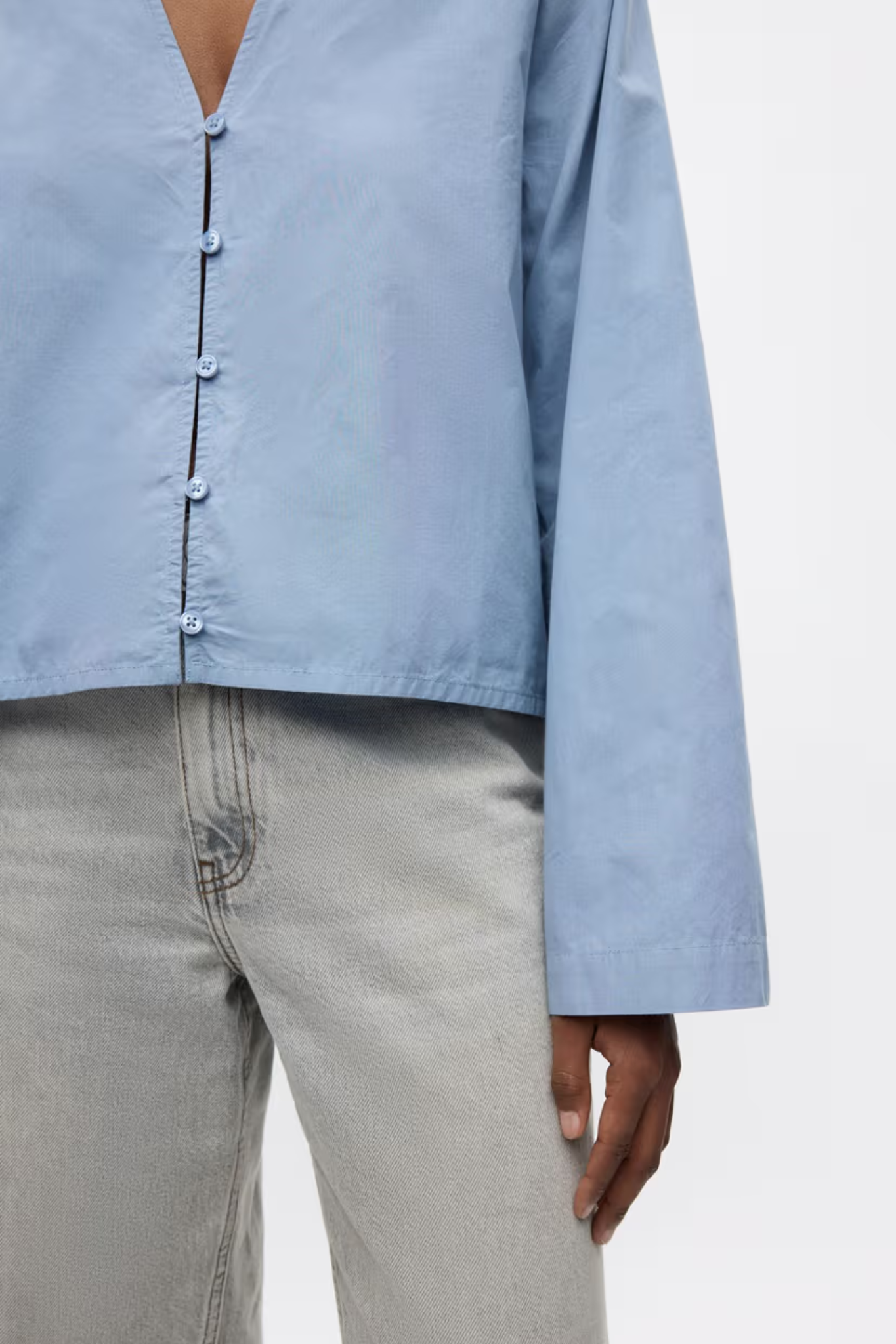 ENBREE JEANS - LIGHT GREY BLEACH