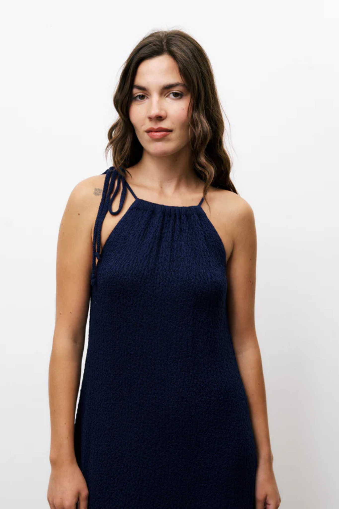 COLLETIA DRESS - BLEU MARINE