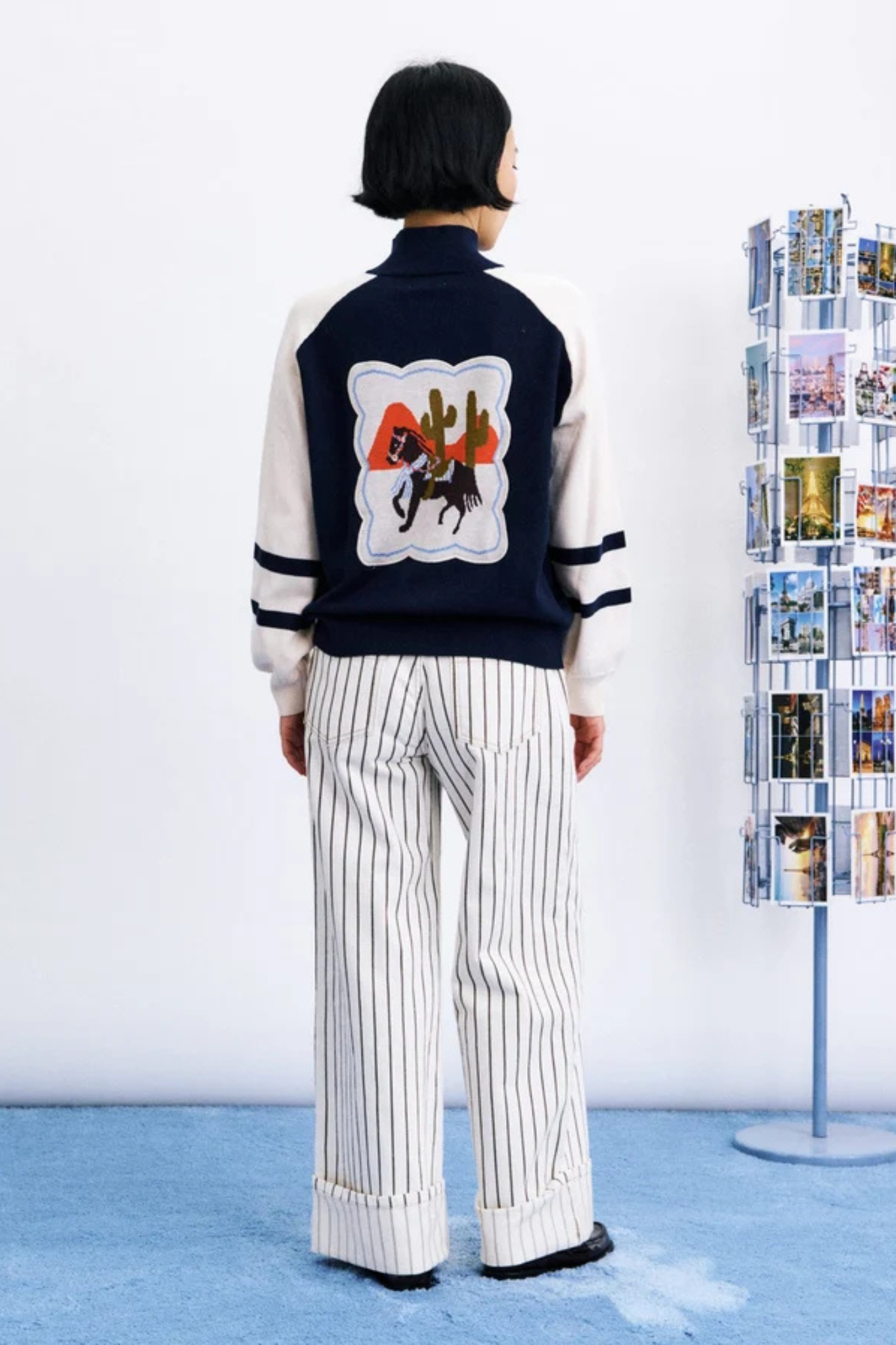 TIMBRE CARDIGAN - BLUE MARINE