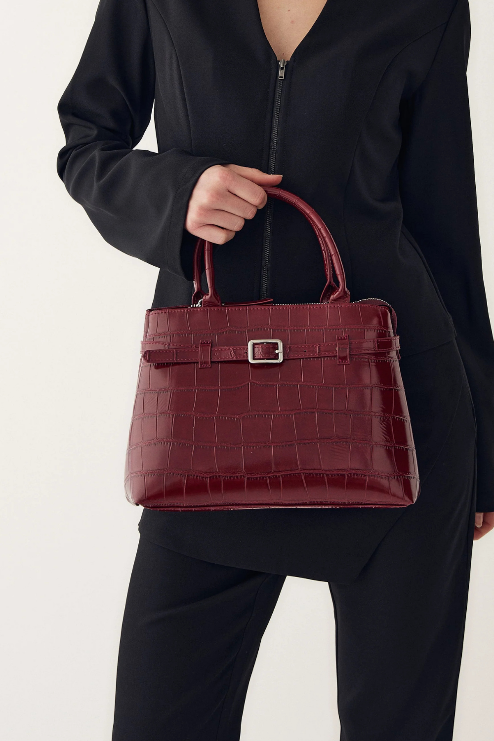 MACIE BAG - DARK RED