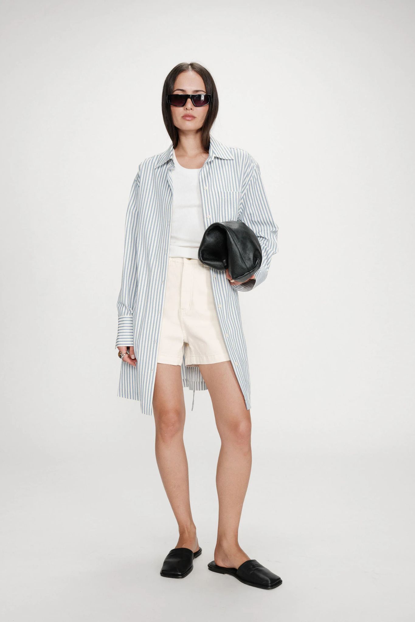VISERY SHORT DRESS - BLUEBERRY
