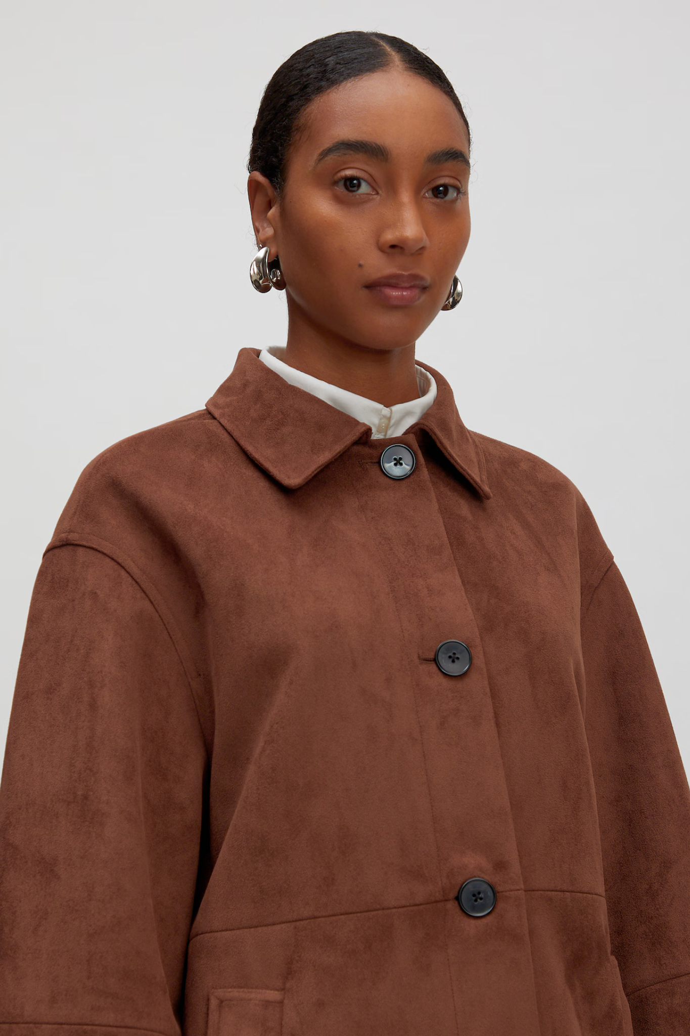 IGNACIO COAT - FONDUE FUDGE