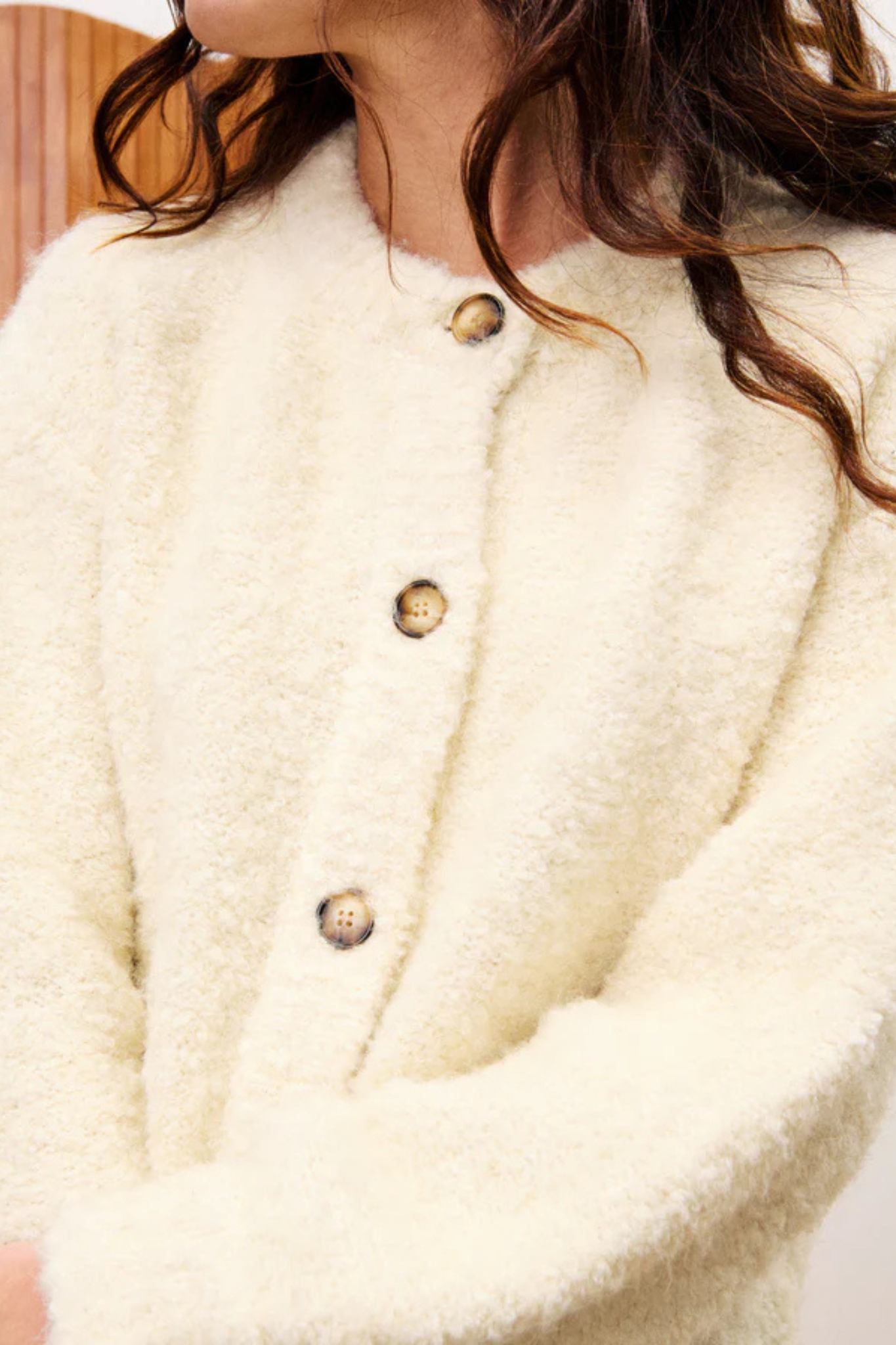 SELKIRK CARDIGAN - CREME