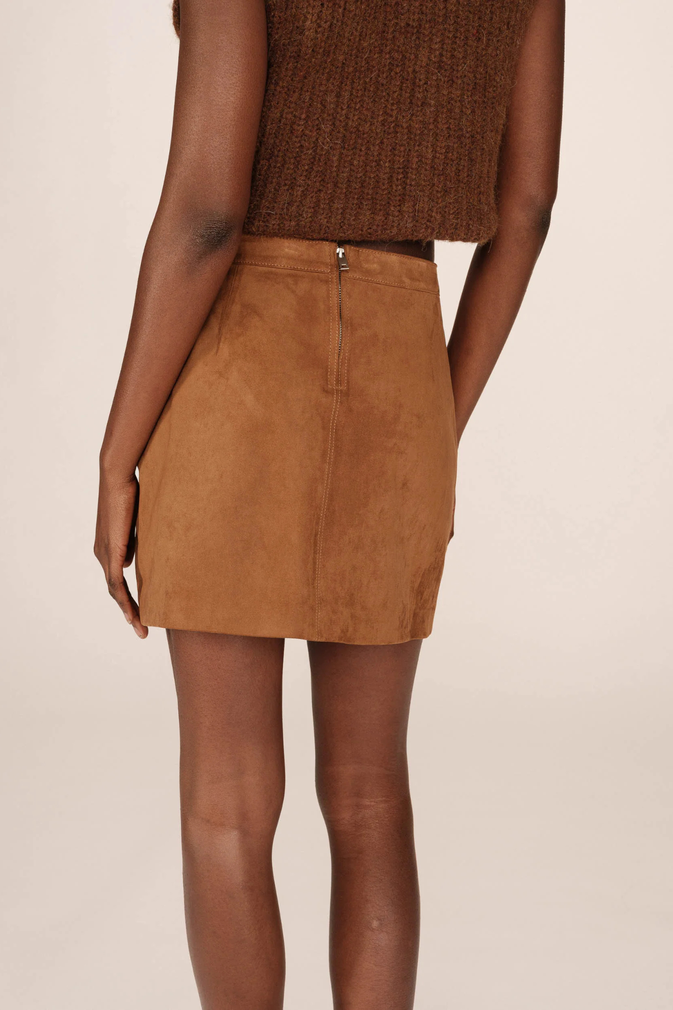 SURPRENANTE SKIRT - CAMEL