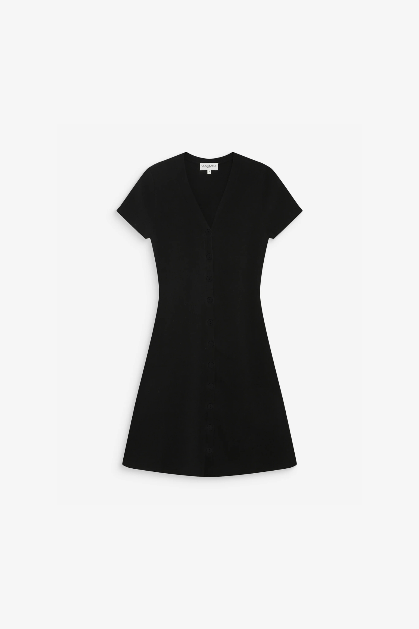 VENEZUELA MINI DRESS - BLACK