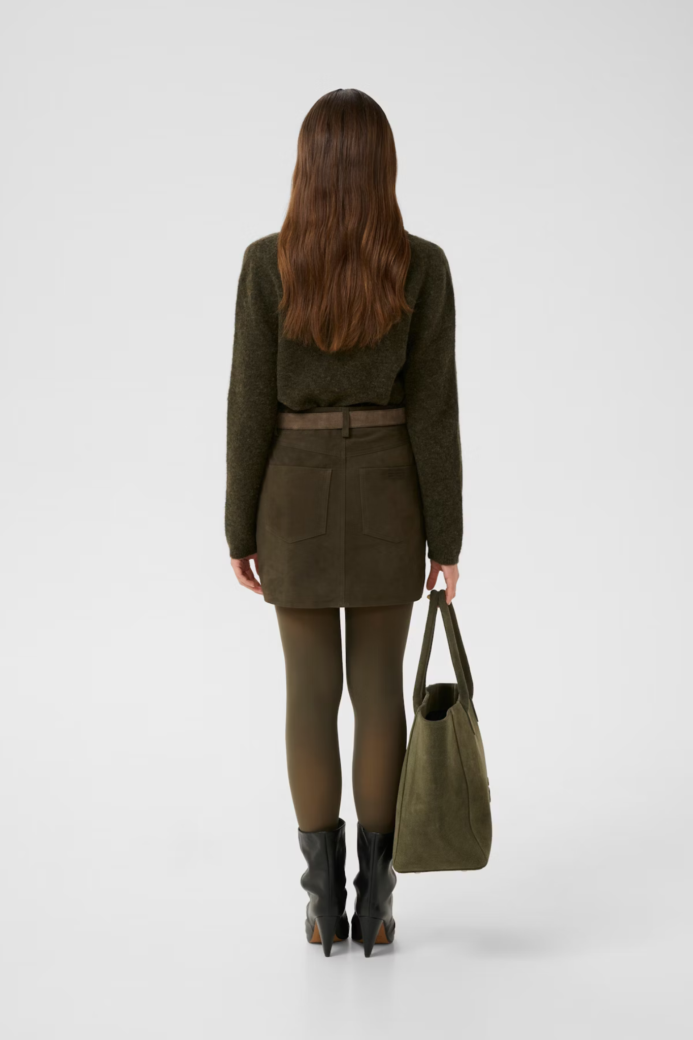 ALPHA POLO PULLOVER - OLIVE MÉLANGE
