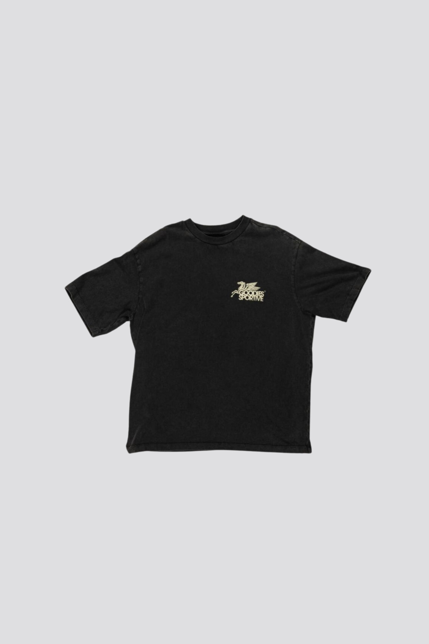 DUSTY PREMIUM PEGASUS T-SHIRT - BLACK