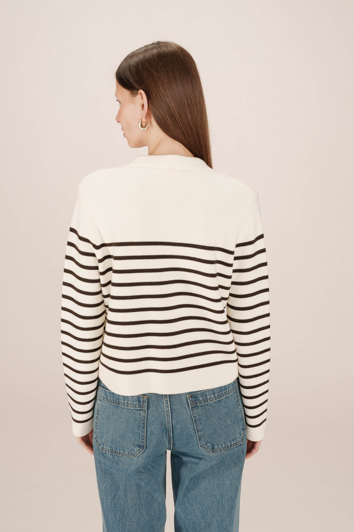 SAILOR CARDIGAN - ECRU