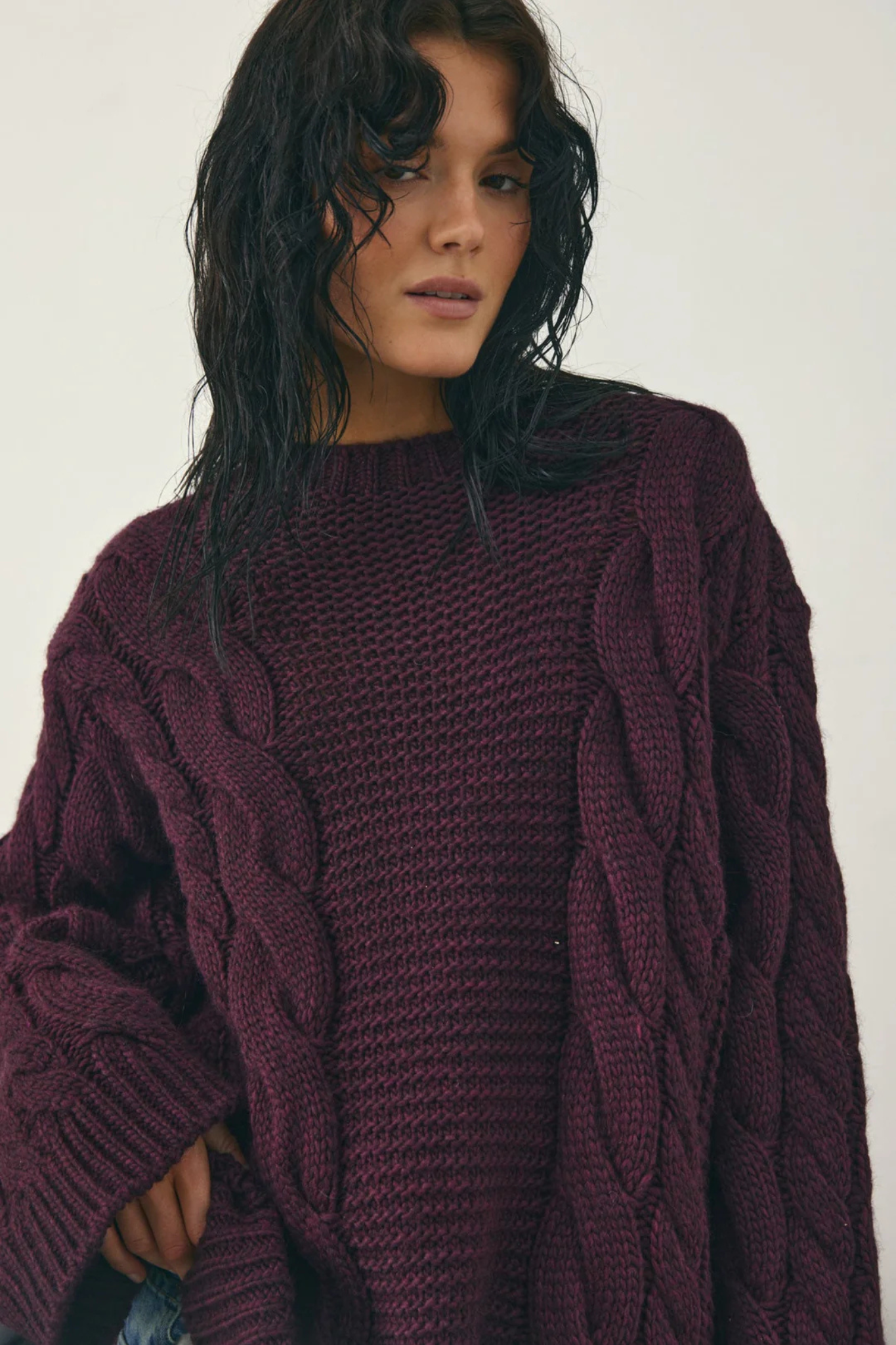 LISBETH KNIT - BORDEAUX
