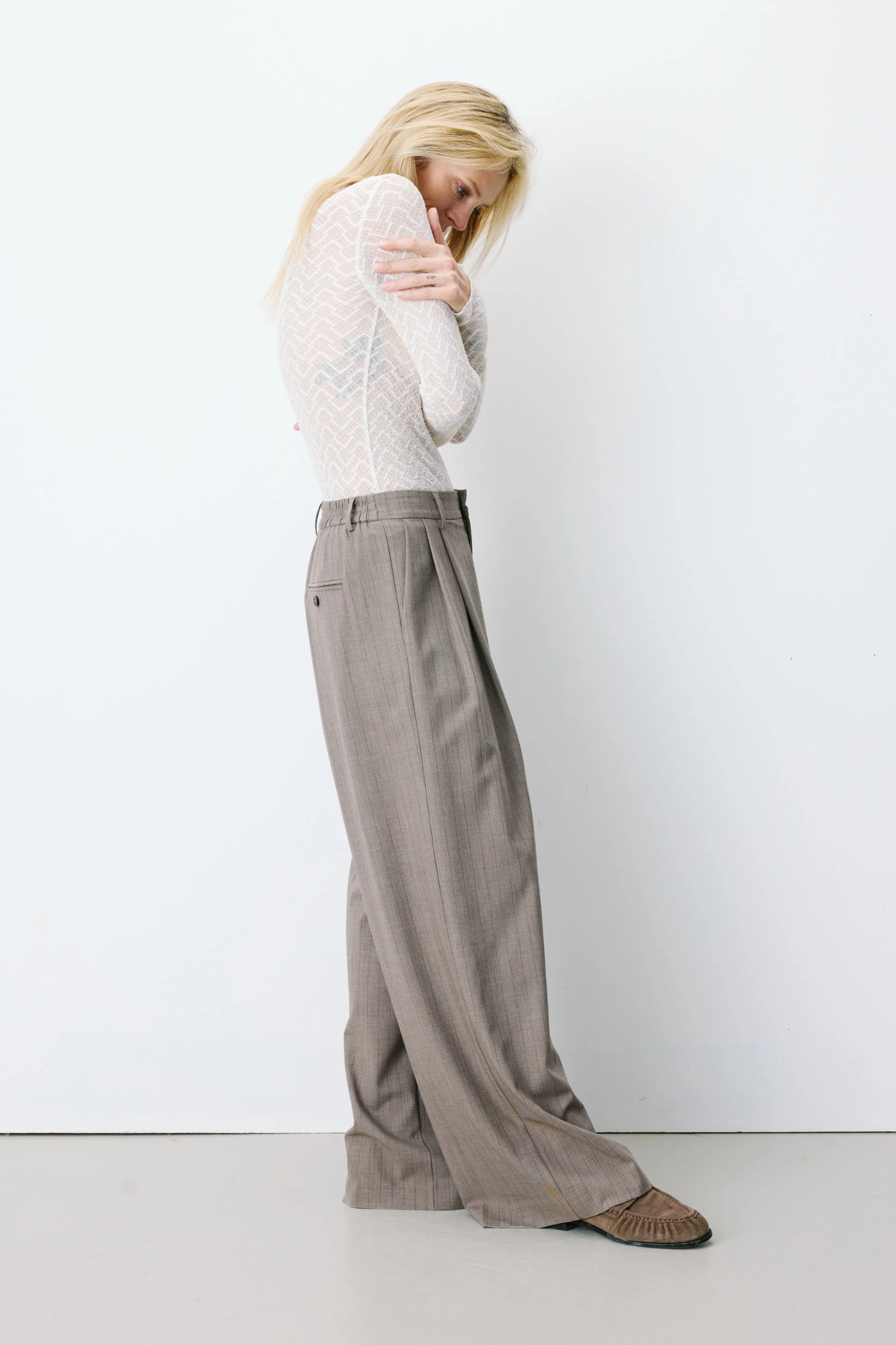 ARDOISE PANTS - RAYURE