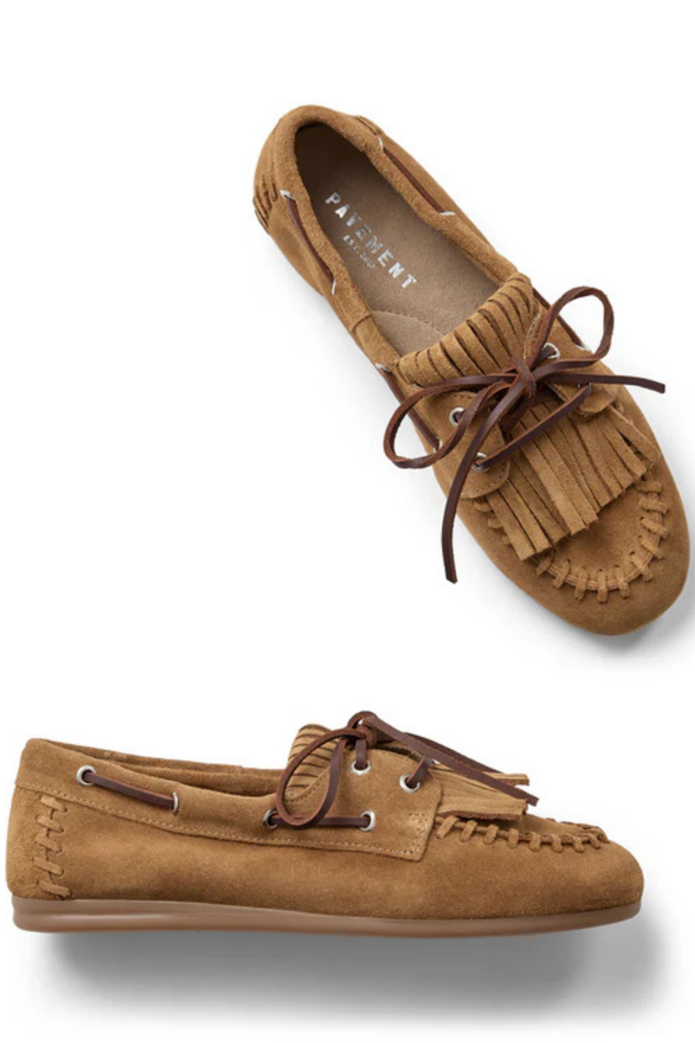 MAGDA LOAFERS - TAN SUEDE